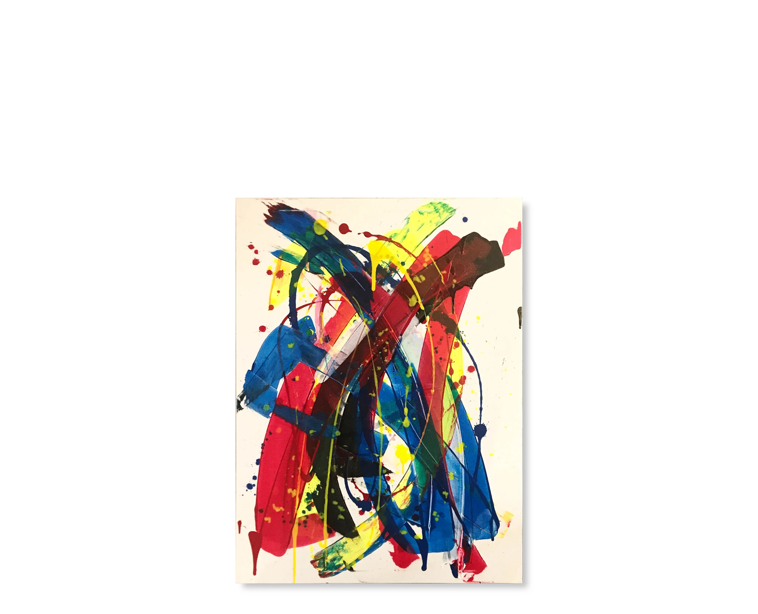 Title: JU-SHI. 2019. Acrylic on canvas. 30 x 40.