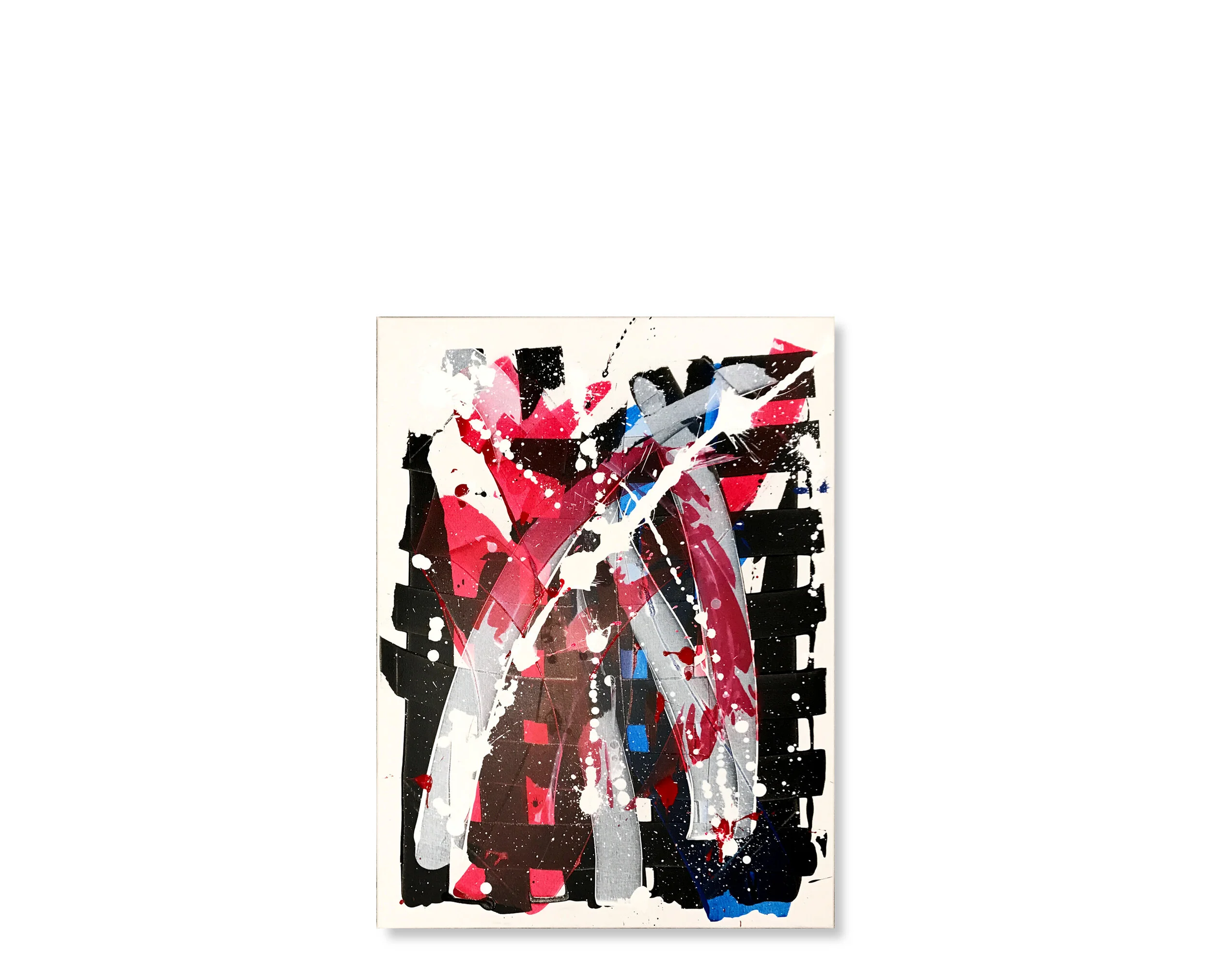 Title: JU-SAN. 2019. Acrylic on canvas. 30 x 40.