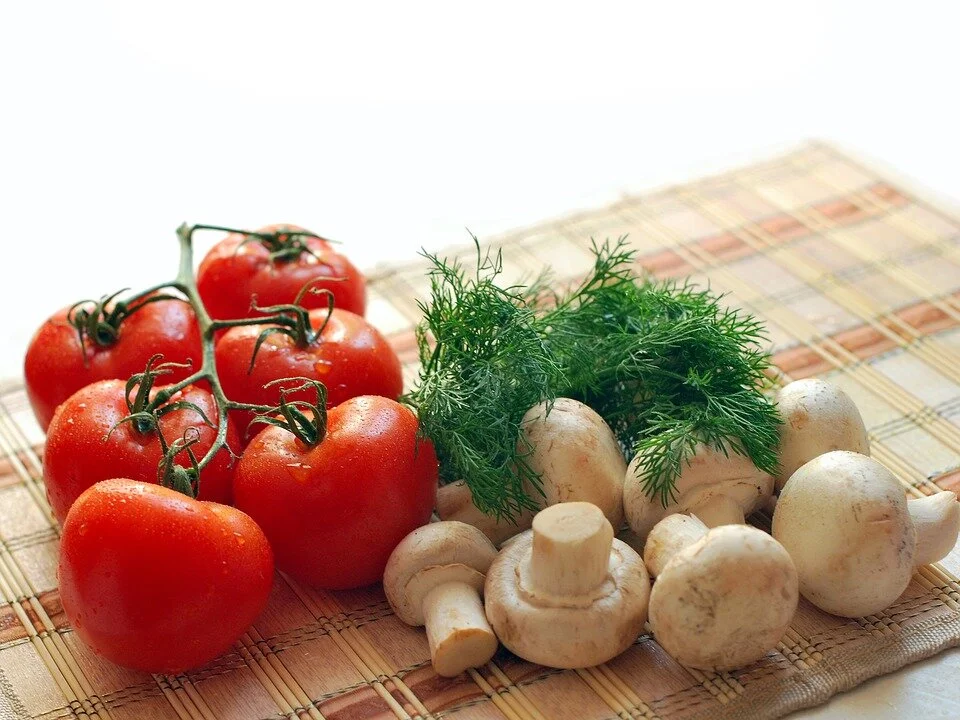 Home cooked tomato sauce with mushrooms
