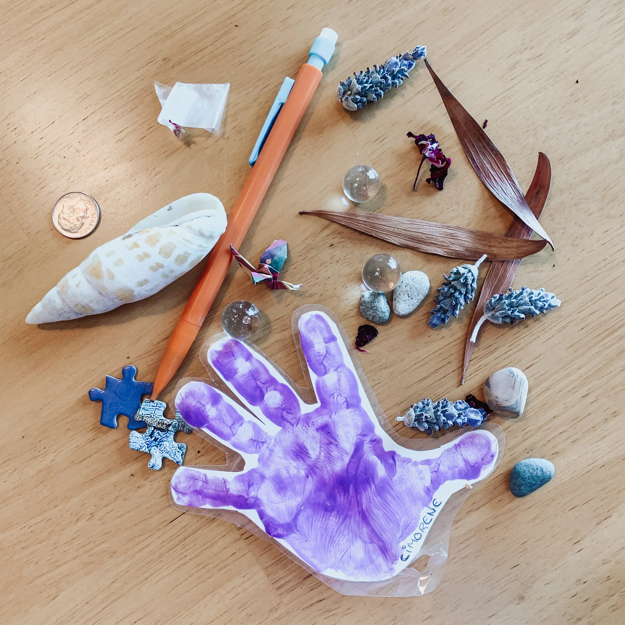The delightful treasures I found in my pocket today