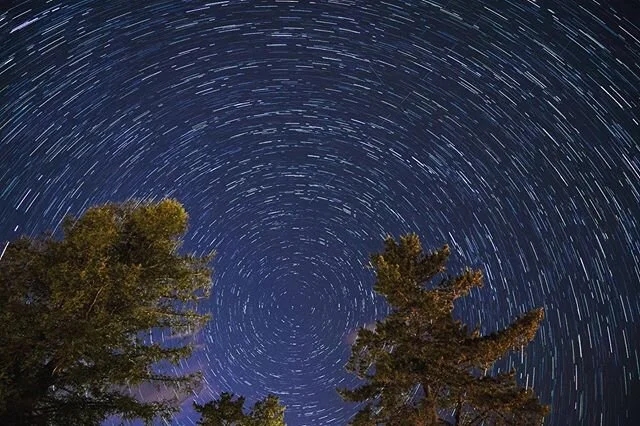 I&rsquo;m always fascinated how Polaris just stays put and the rest of the stars just spin around it. It&rsquo;s hard to find much of anything that remains constant these days but at least the North Star remains. Watching the stars move always puts t