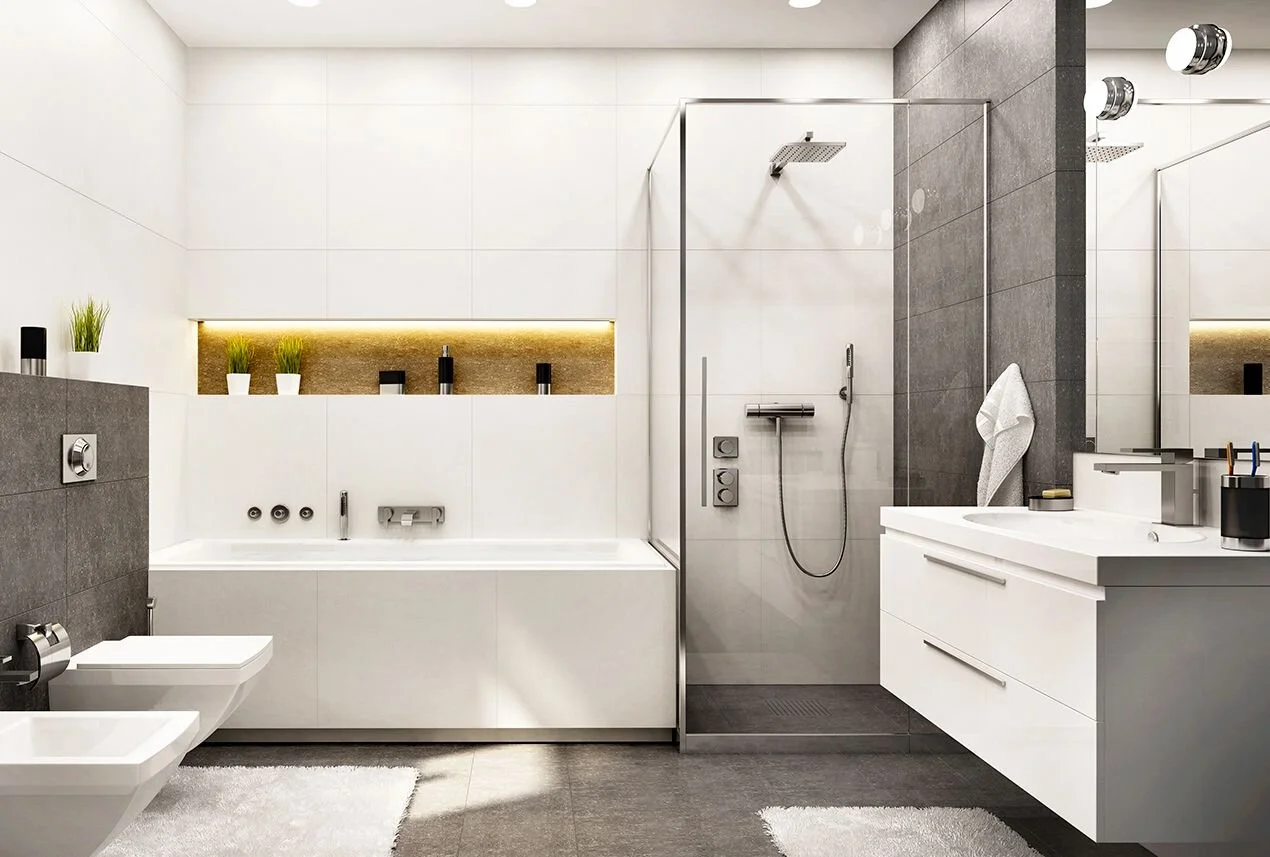 Cloison entre WC et la salle de bain