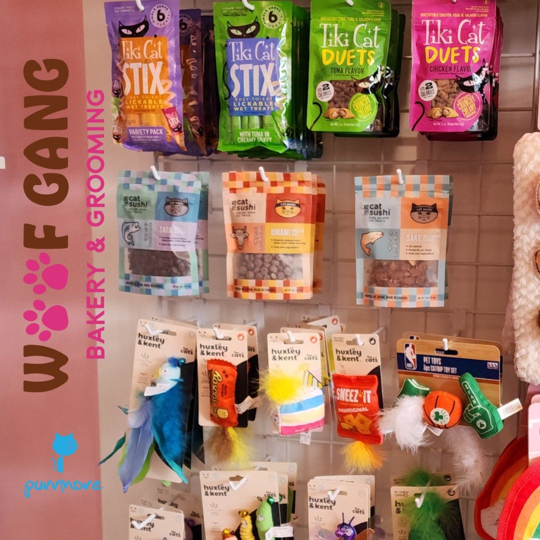 You can celebrate the warmer weather with a new toy! During the month of April, @woofgangwestroxbury  has a special offer for the Purrmore clowder. Mention Purrmore at checkout for 20% off cat products!
#newtoy 
.
.
.
#catsofwestroxbury