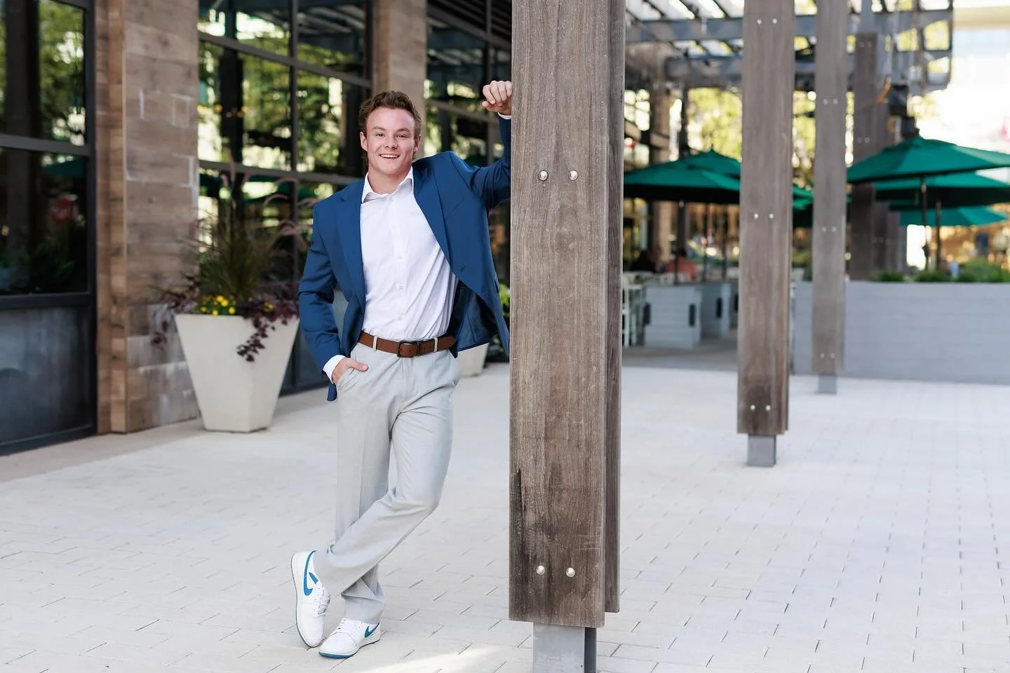 Brandon showed up ready &mdash; kind, confident, and fully himself. Football, guitar, letterman, headphones&hellip;every piece told his story. Legacy West was magical. Seniors who want their story captured this honestly, let&rsquo;s talk!  #seniorpic