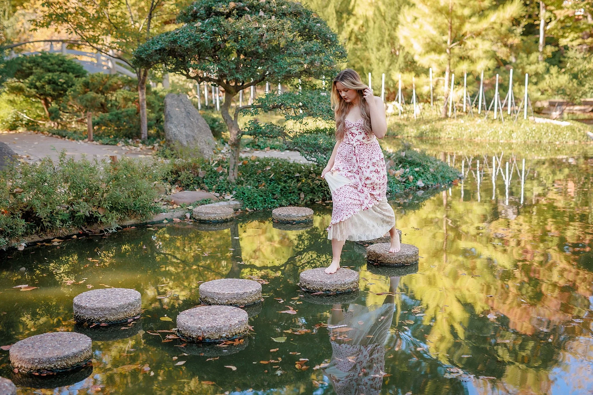 Senior Girl Fort Worth Botanic Gardens_0007.jpg