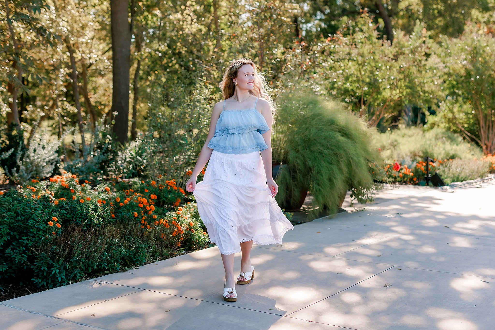 Senior Girl Fort Worth Botanic Gardens_0009.jpg
