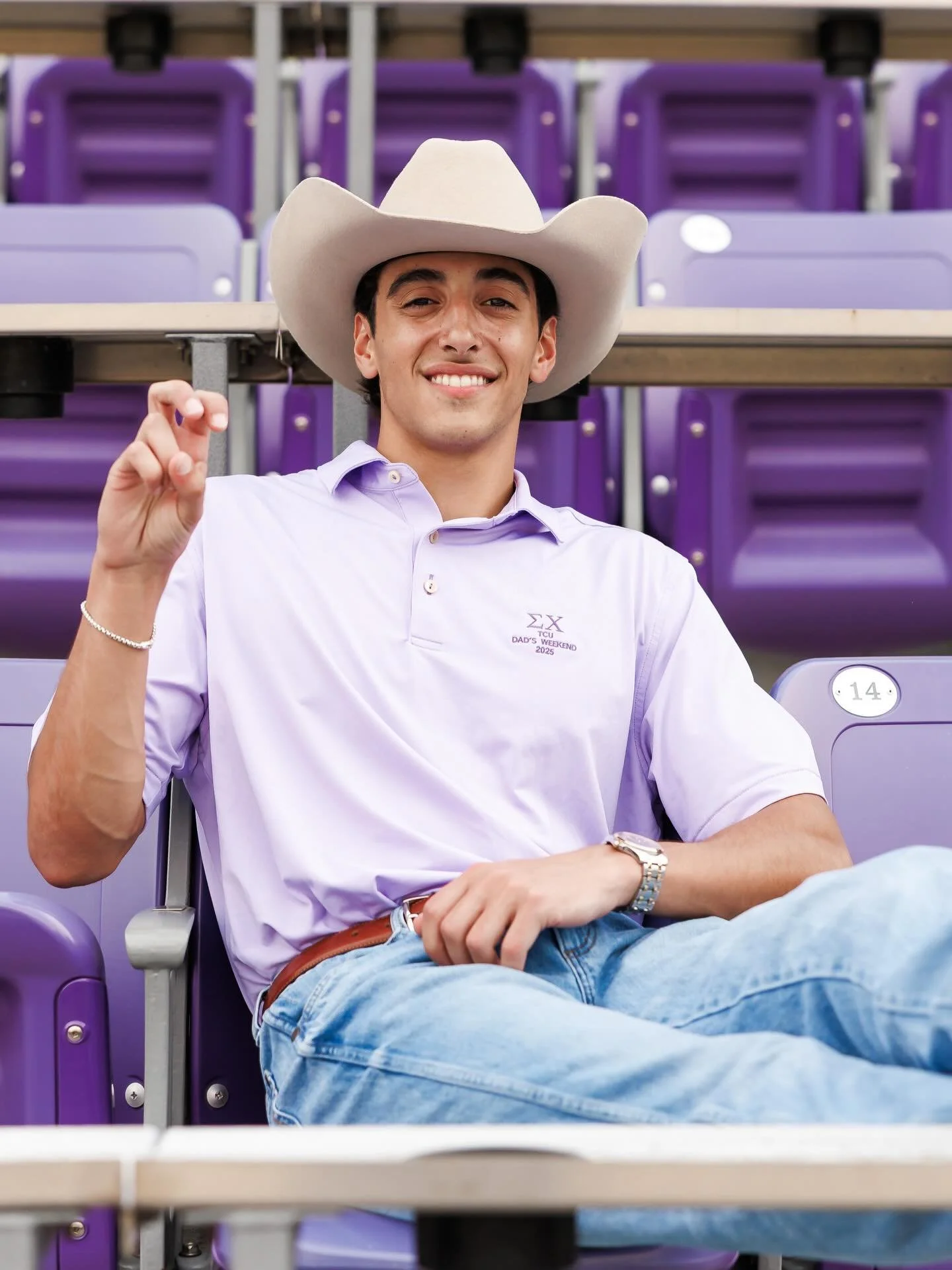 What feels like the end is really just a new beginning. Be grateful. Be ready. What excites you most about senior year and graduation? I&rsquo;m cheering for you today! #seniorpictures #tcuseniors #classof2026 #seniorguystyle