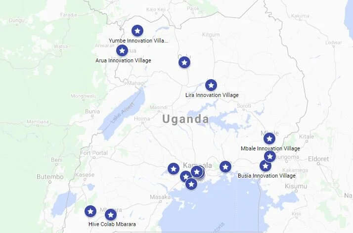 RIL Maps Innovation Hubs in Uganda — Response Innovation Lab