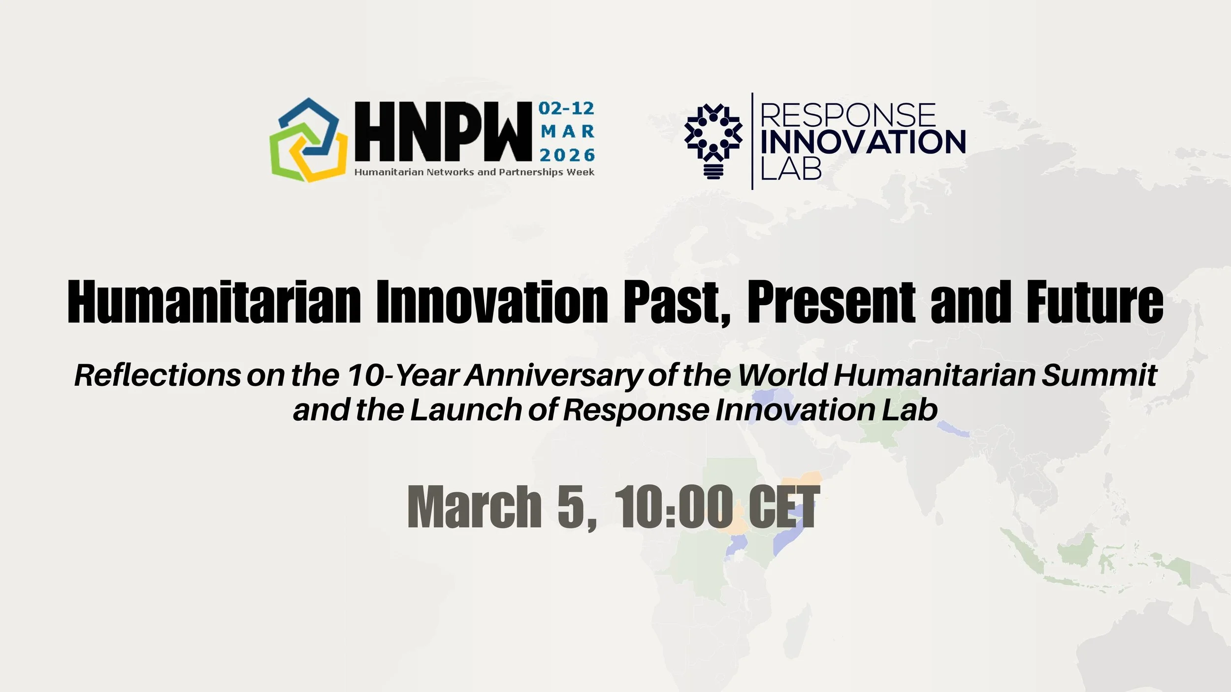 Join us online! | HNPW 2026: Humanitarian Innovation Past, Present, and Future