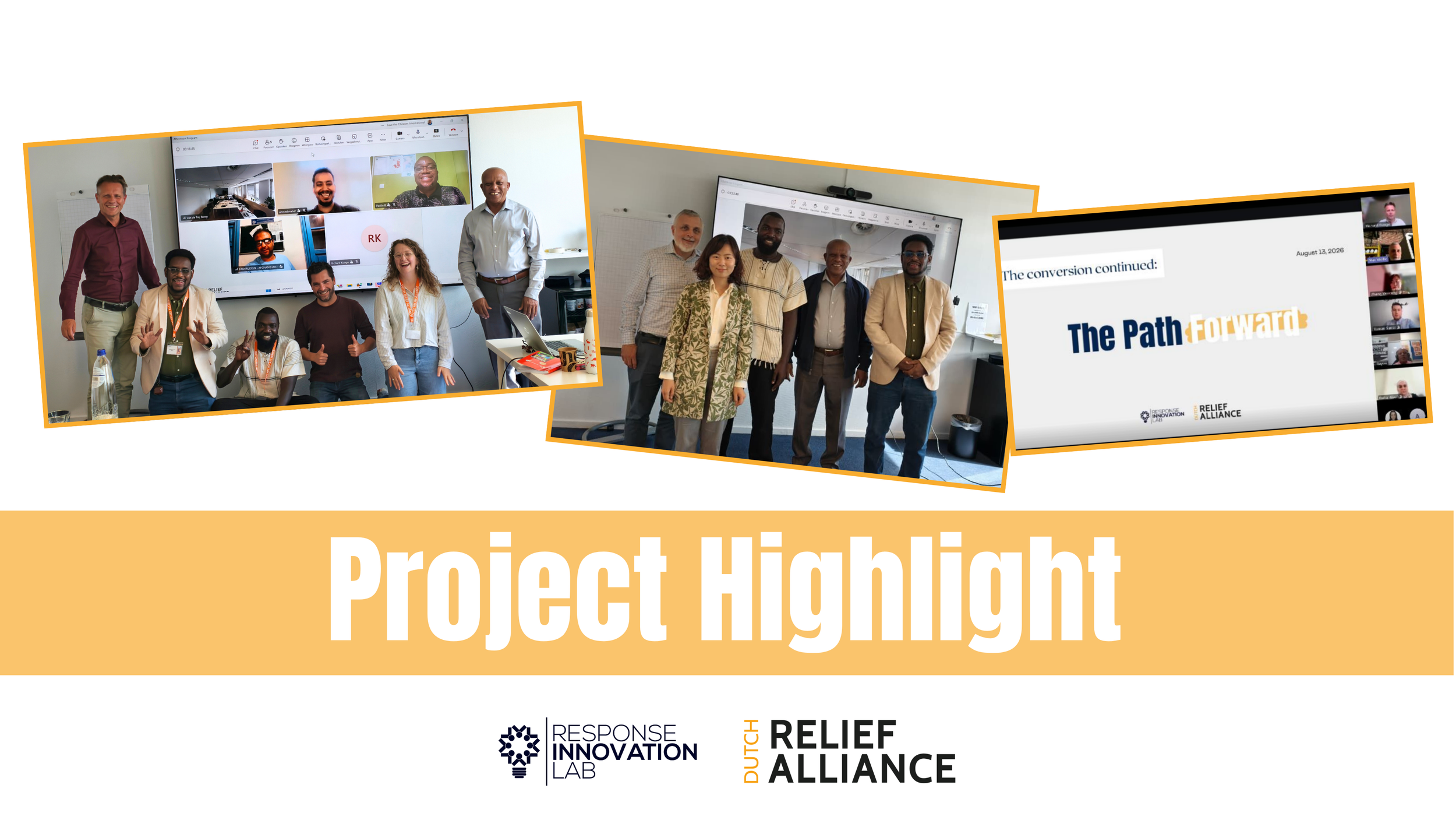 Building Stronger Innovation Ecosystems: RIL’s Support to the Dutch Relief Alliance Joint Responses
