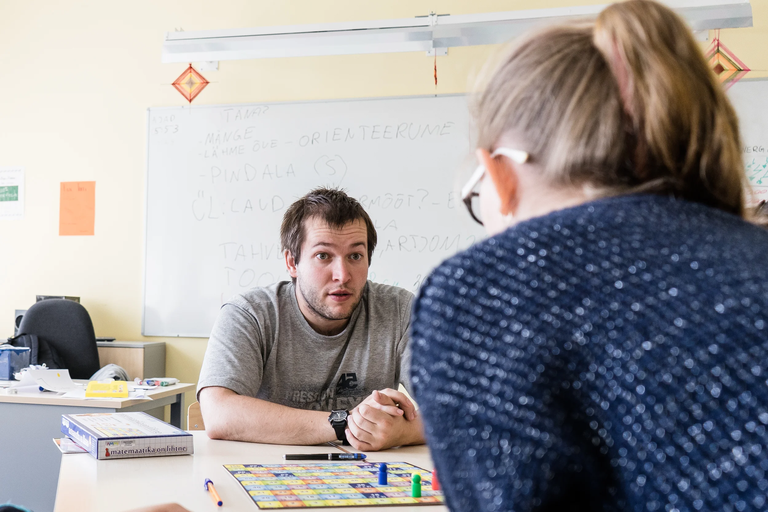 Smile teacher please