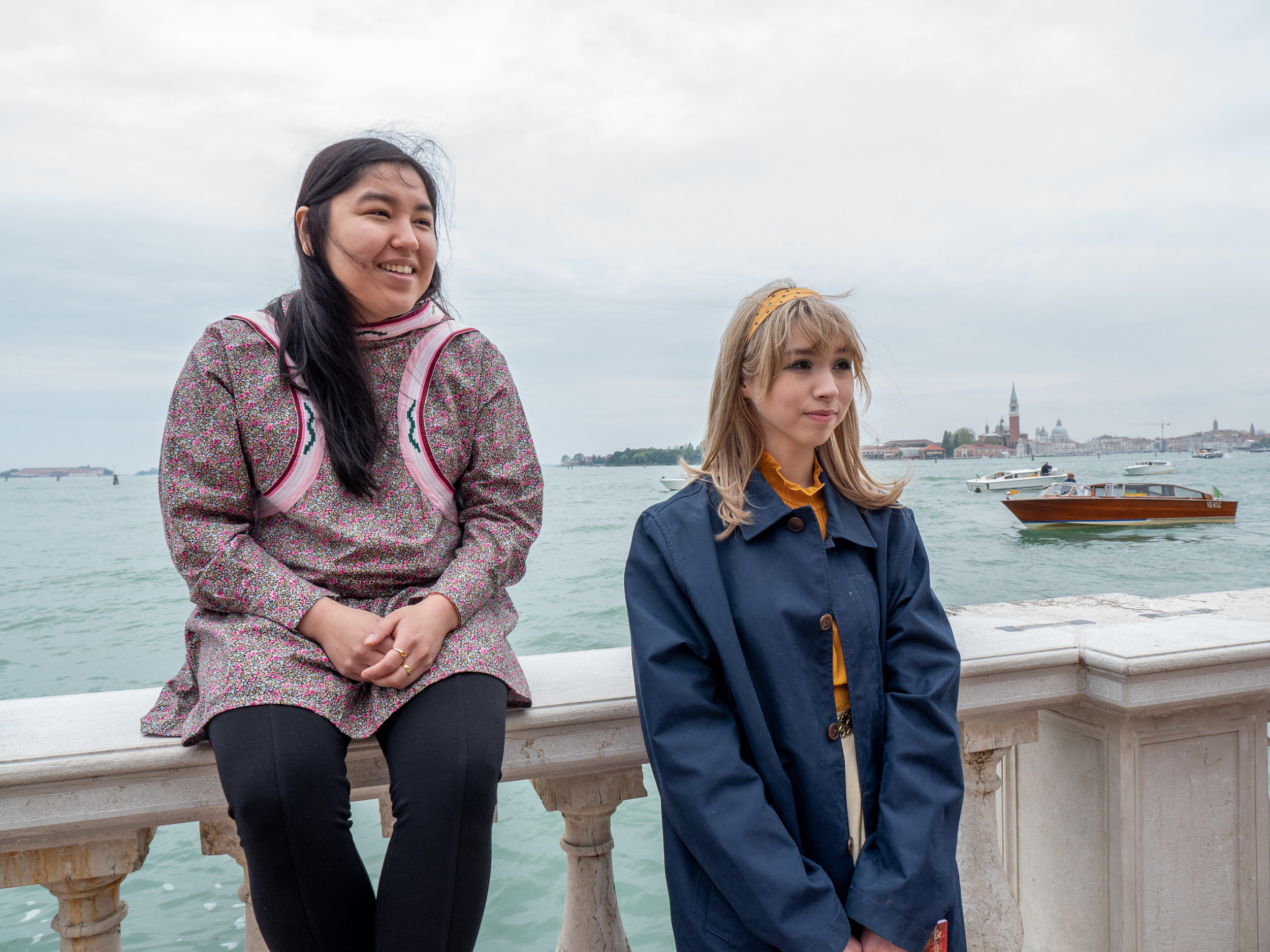  Darcie Bernhardt and Megan Kyak-Monteith in Venice, May 2019. Photo by Tom Mcleod. 