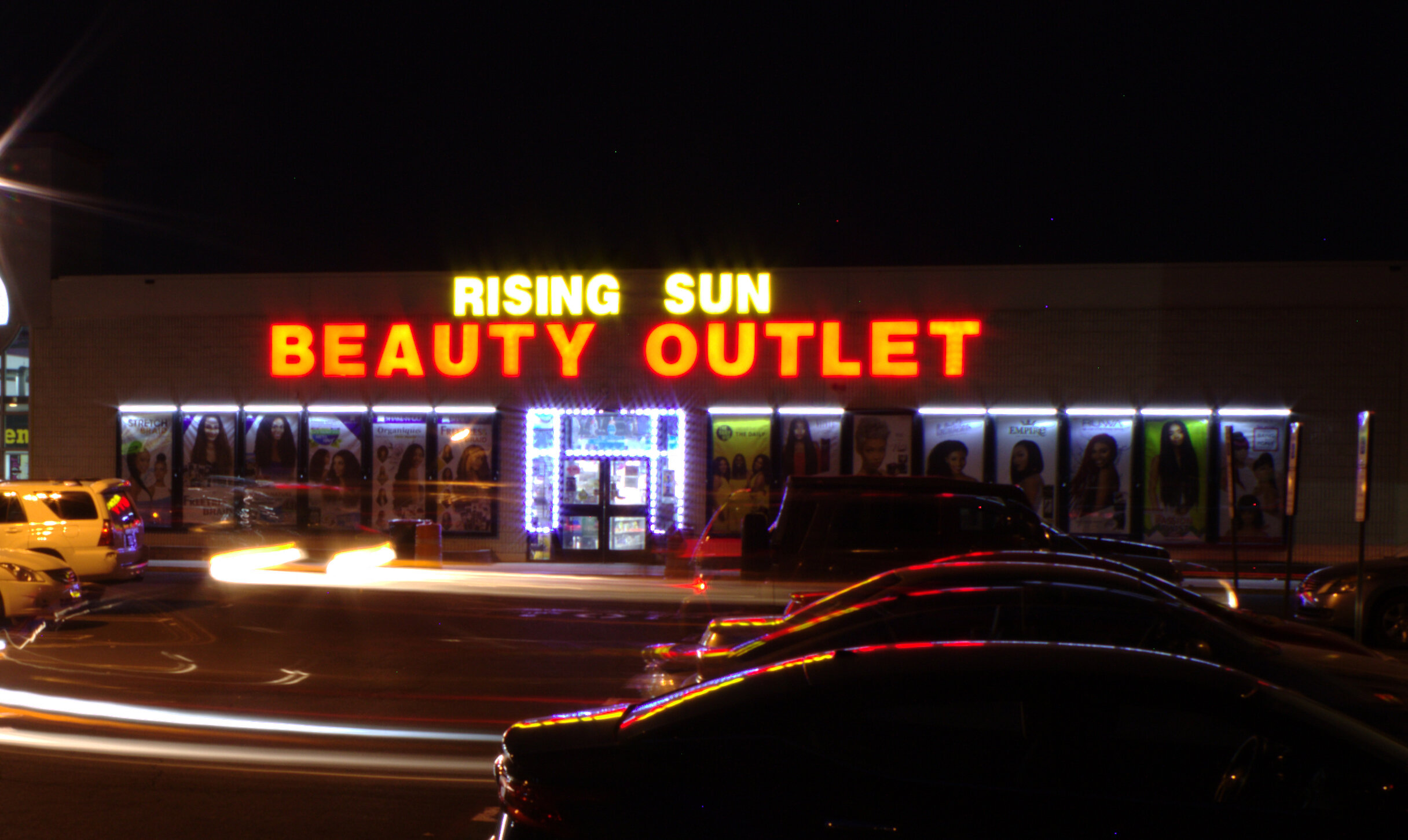 front of store headlights night.jpg