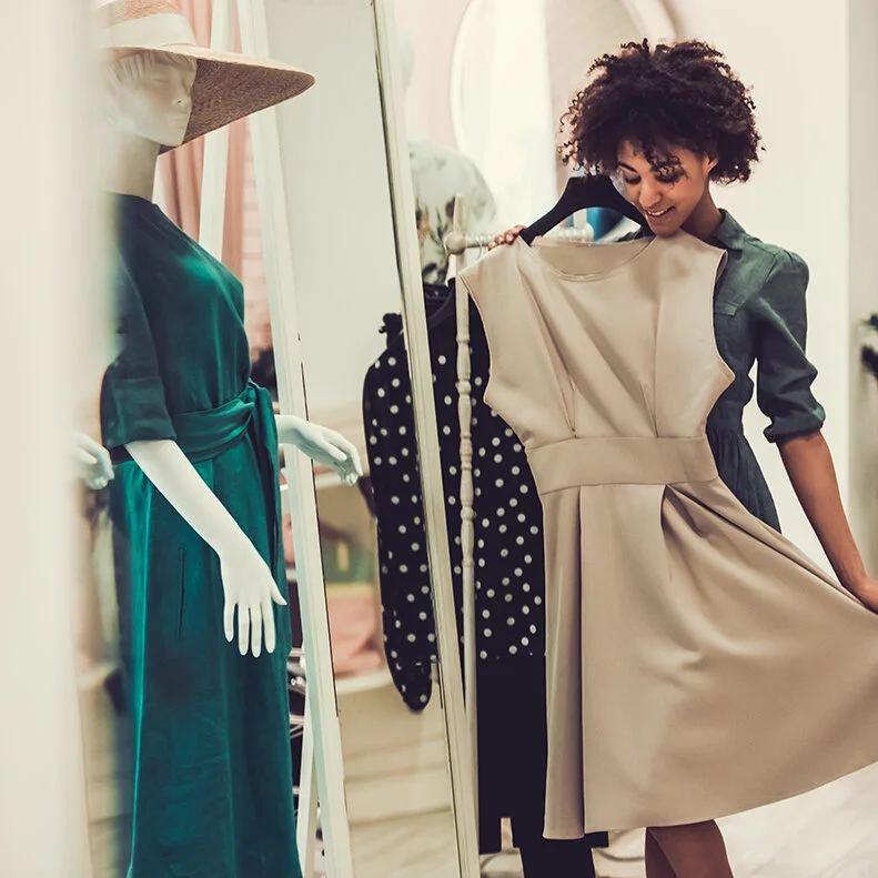 Lively retail shops full of character