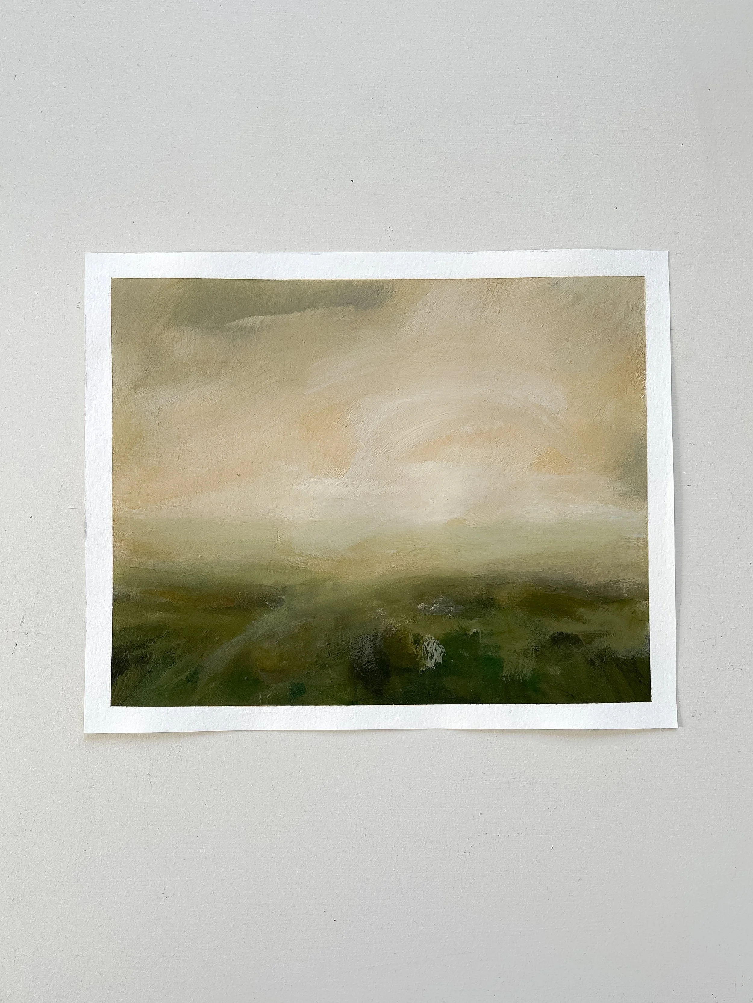 "Inhale and Exhale" 8x10 on paper