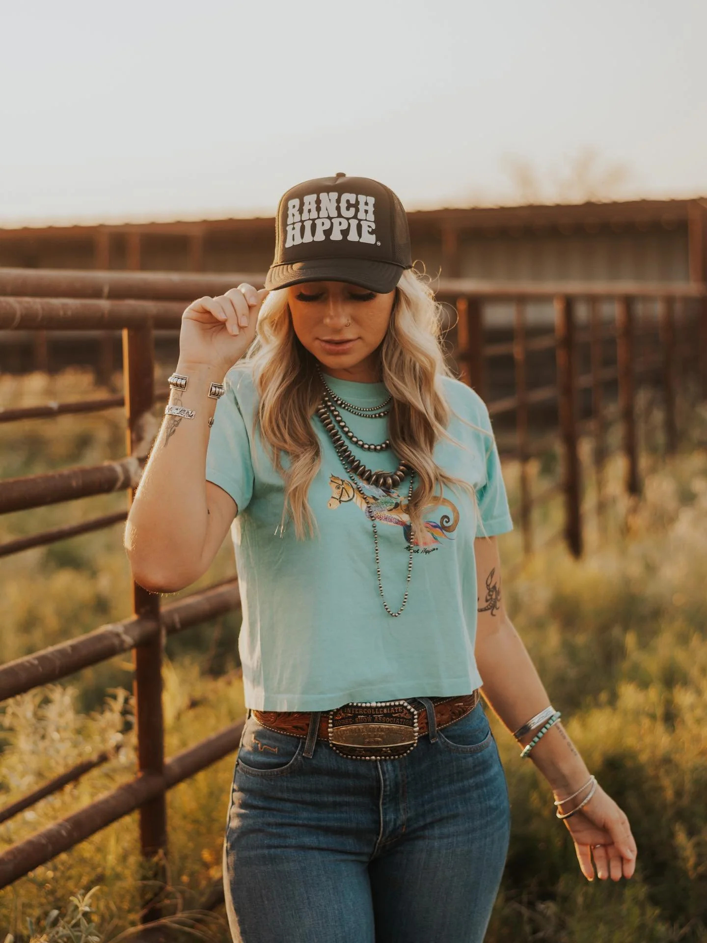 Mermaid 🤝 Cowgirl 🧜&zwj;♀️🤠

Shop this exclusive design at RanchHippie.com ✨

@_alexinielsen_ 
📸 @morghan_leah