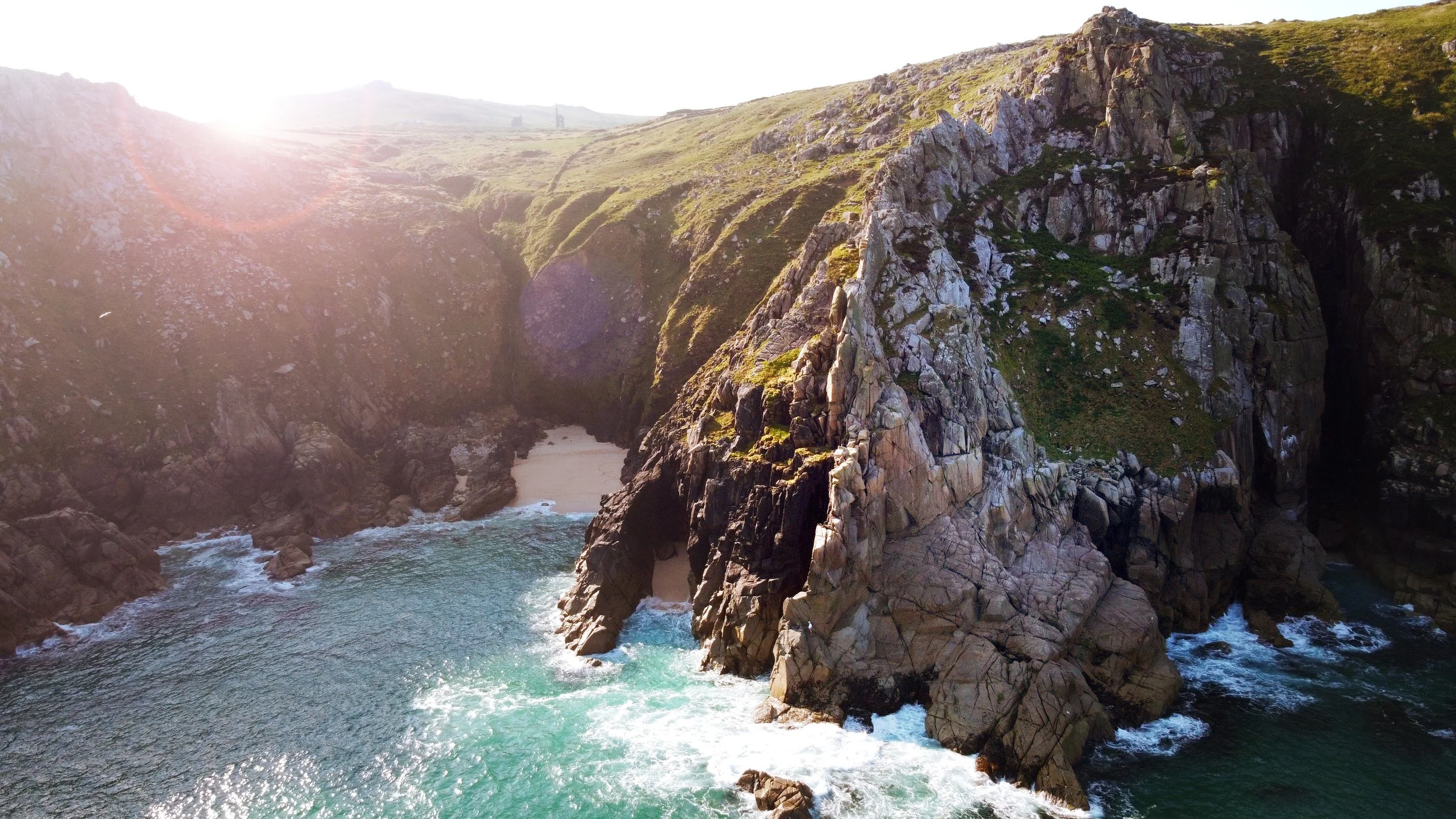  Bosigran Ridge from the air 