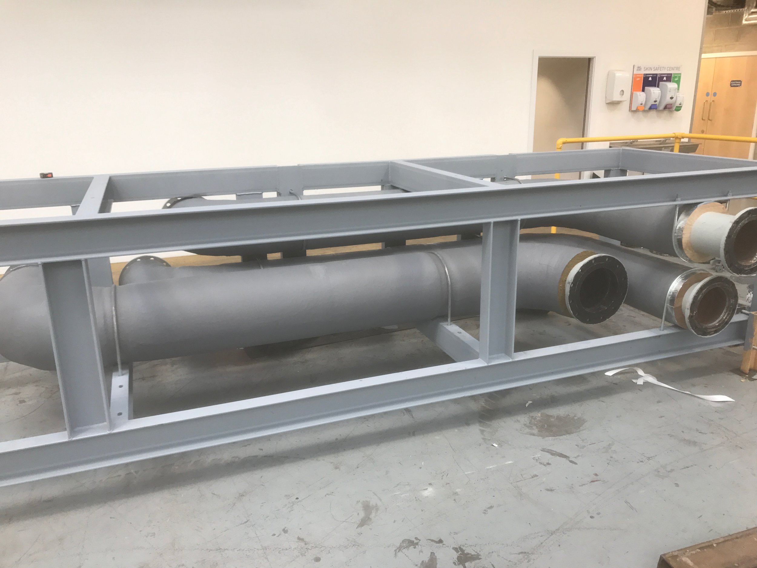 Rockwool, canvas and ET150 grey