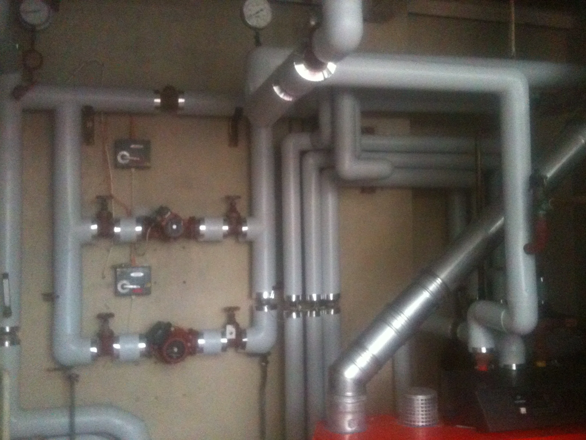 Isogenopak to plantroom pipework 