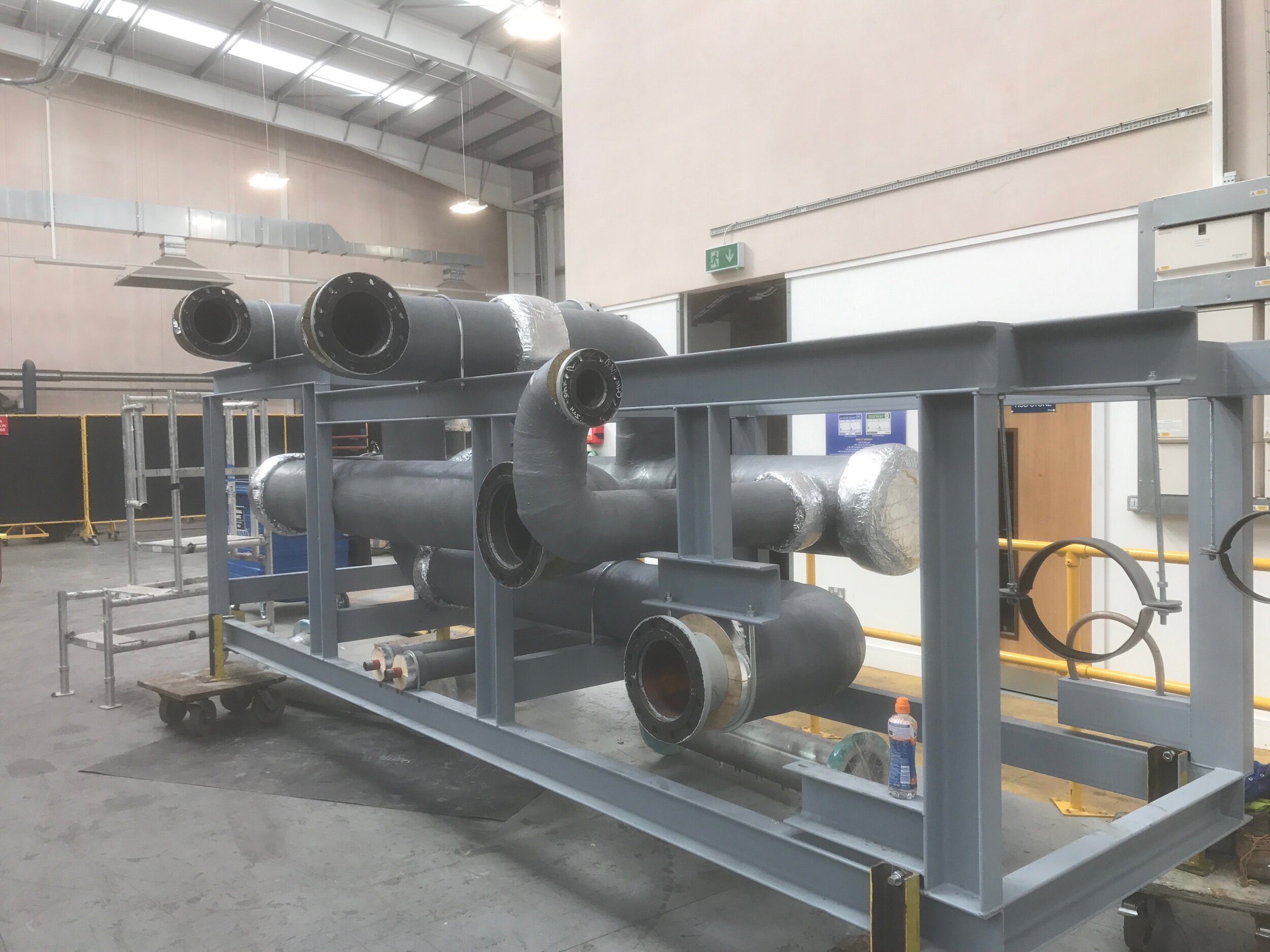 Rockwool, canvas and ET150 grey