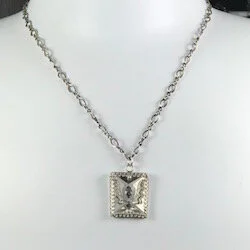 Rectangular Vintage Chandelier Crystal Necklace