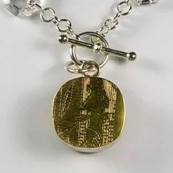 Chandelier Necklace with Gemstone Pendant