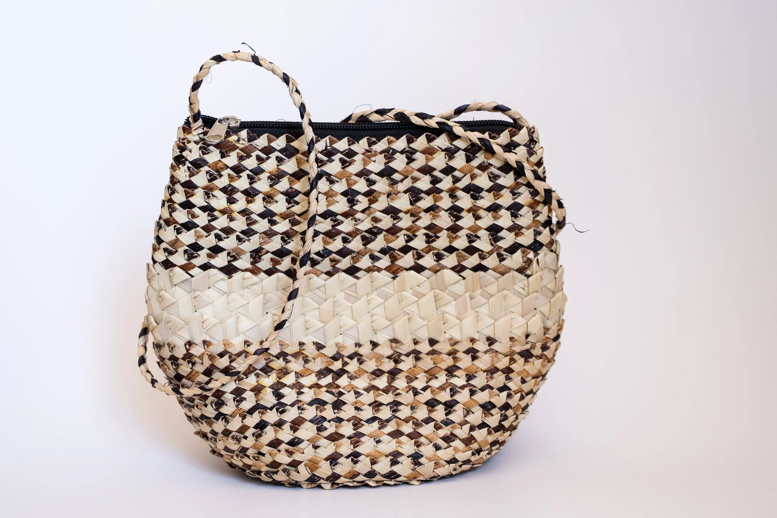 Circular Woven Purse