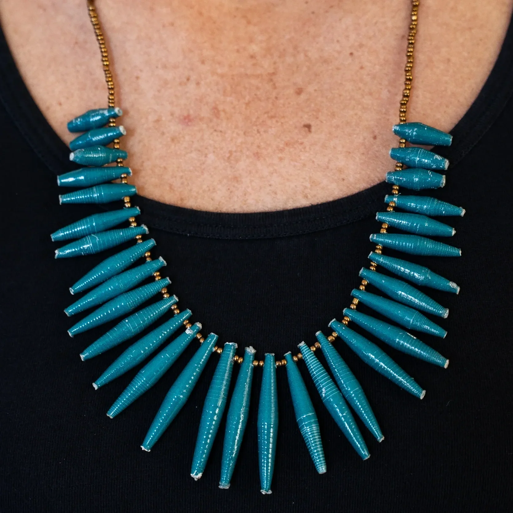 spiked-turquoise-bead-necklace-mwebaza-2.webp