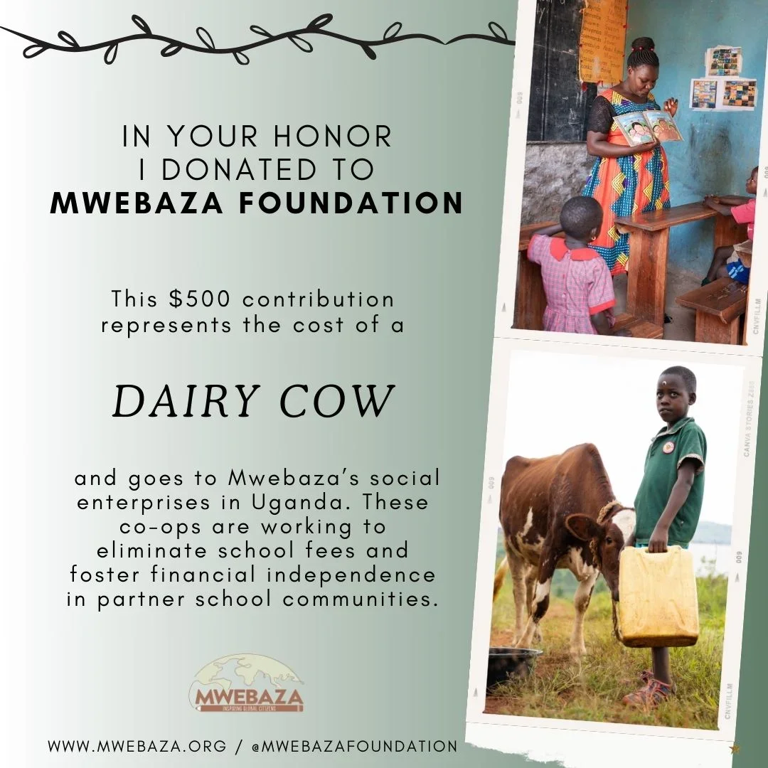 Dairy Cow - Tribute Donation