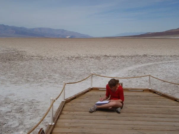 Field research in Death Valley, CA.