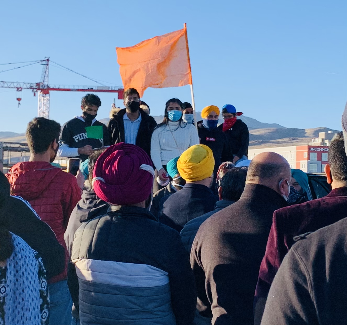 Reno Punjabi-Sikhs in solidarity, supporting farmers in India. #farmerprotest (2020)