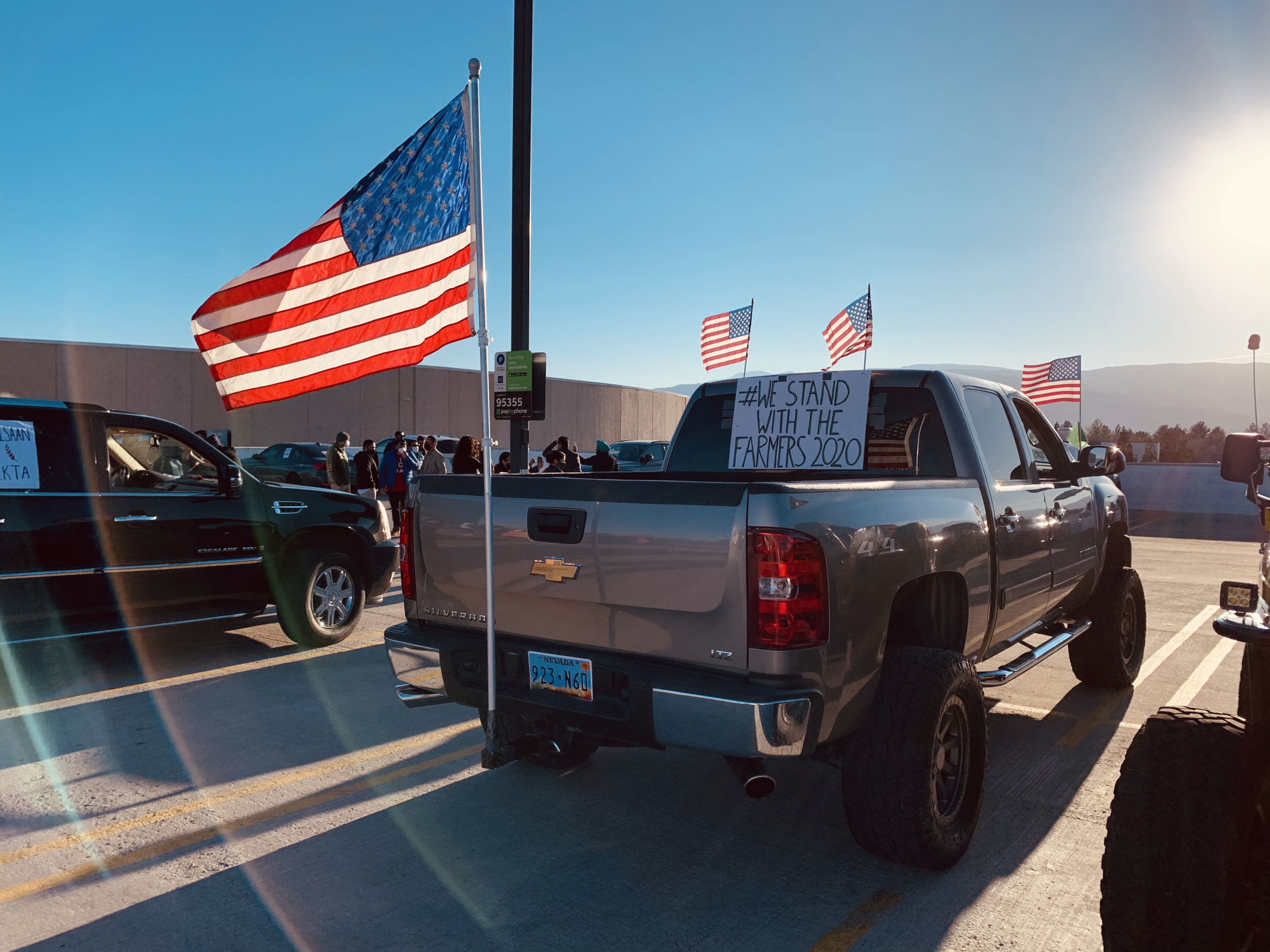 Reno Punjabi-Sikhs in solidarity, supporting farmers in India. #farmerprotest (2020)