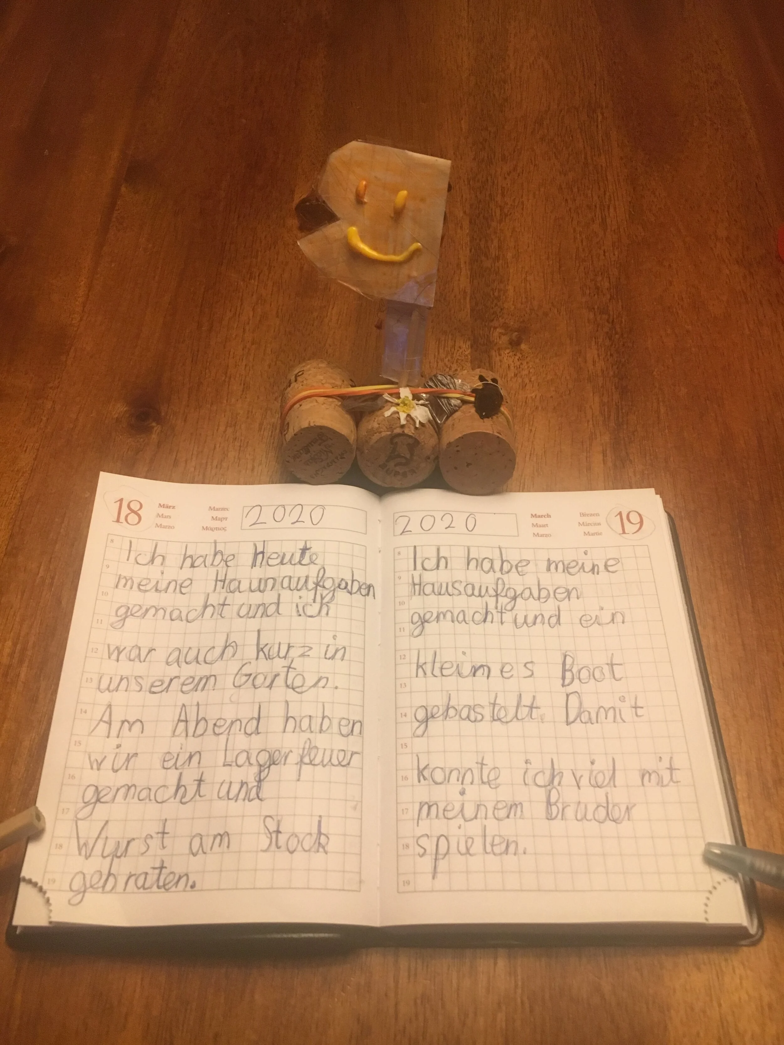 Tagebucheinträge der Kinder