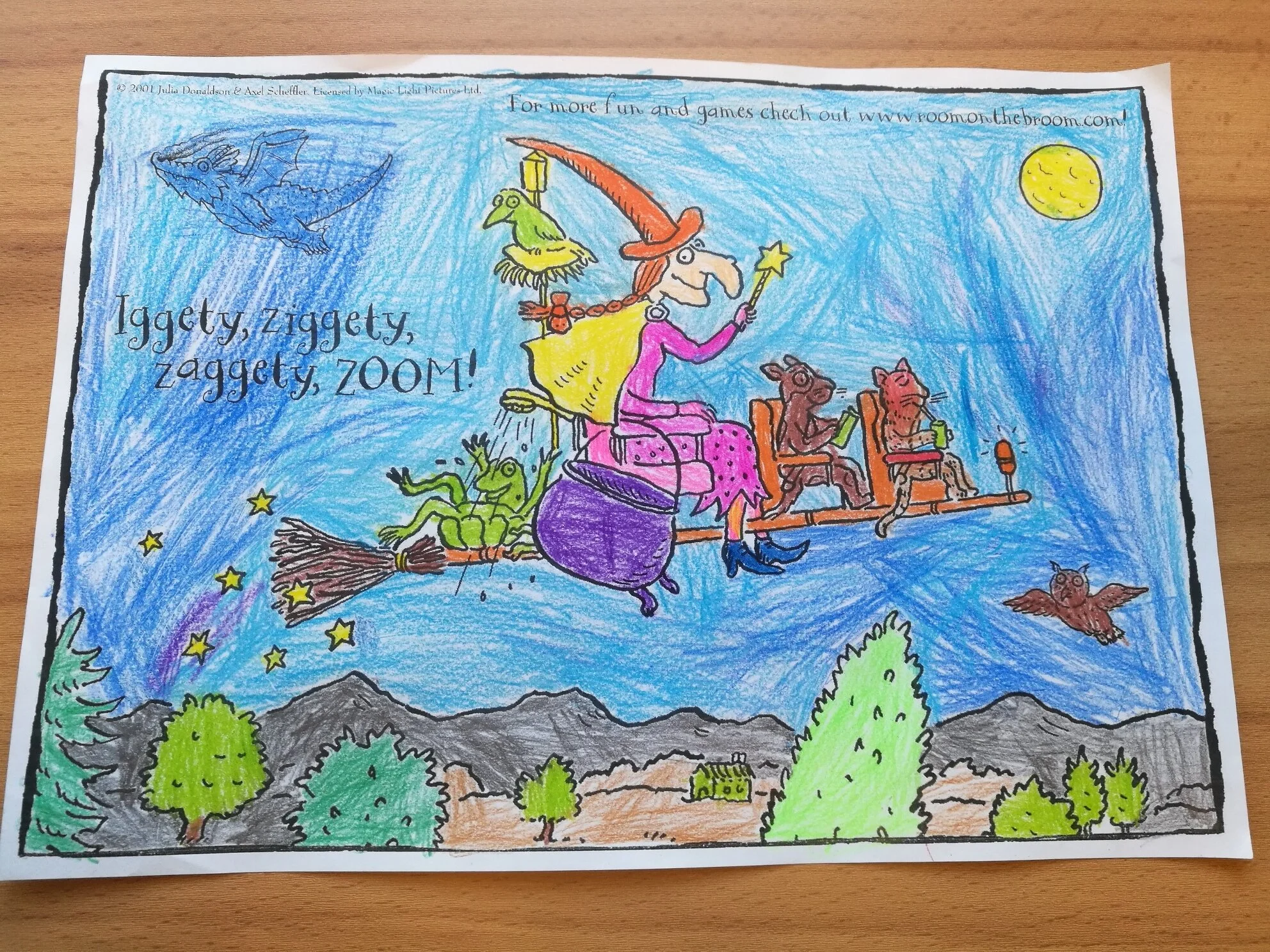 Lernvideo Englisch: Story Time - Room on the Broom