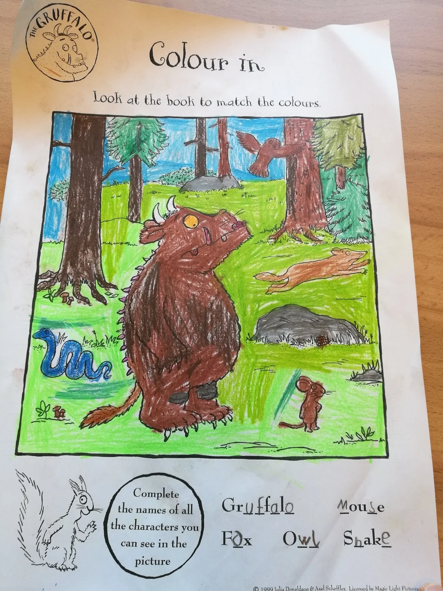 Lernvideo Englisch: Story Time - The Gruffalo 