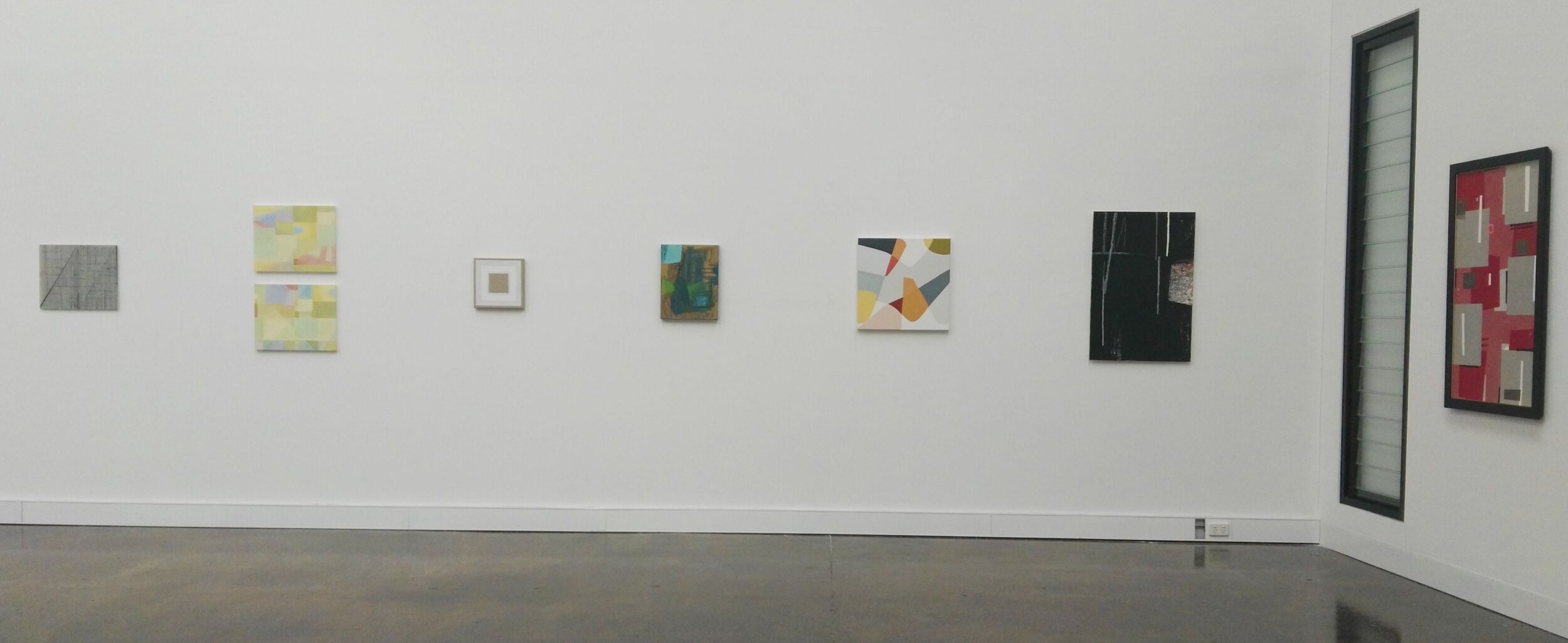 Installation view of Abstraction 2018