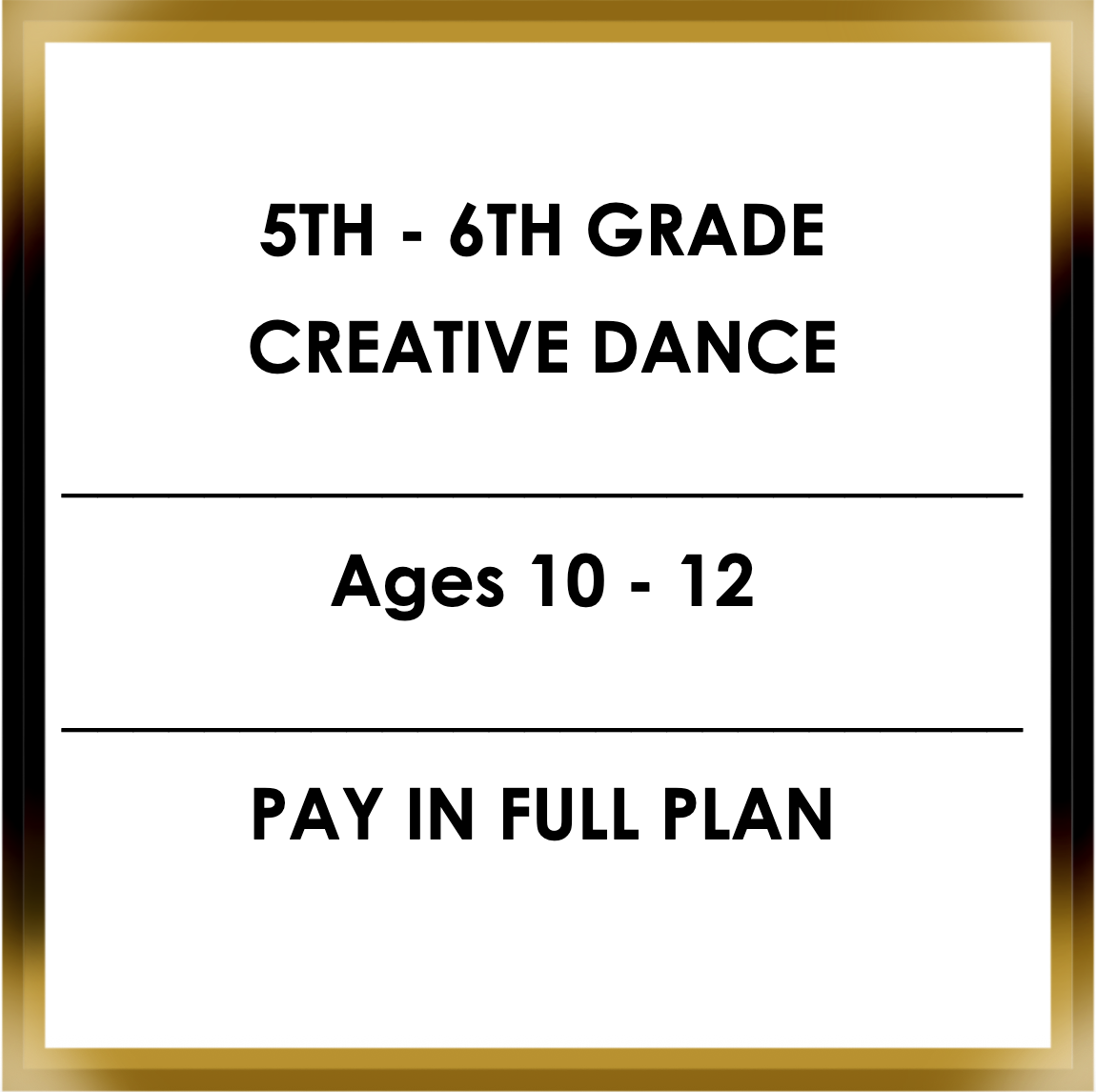 5th-6th Grade Modern Dance (10-12) Wednesdays 5:15-6:30 pm (PAY IN FULL PLAN)