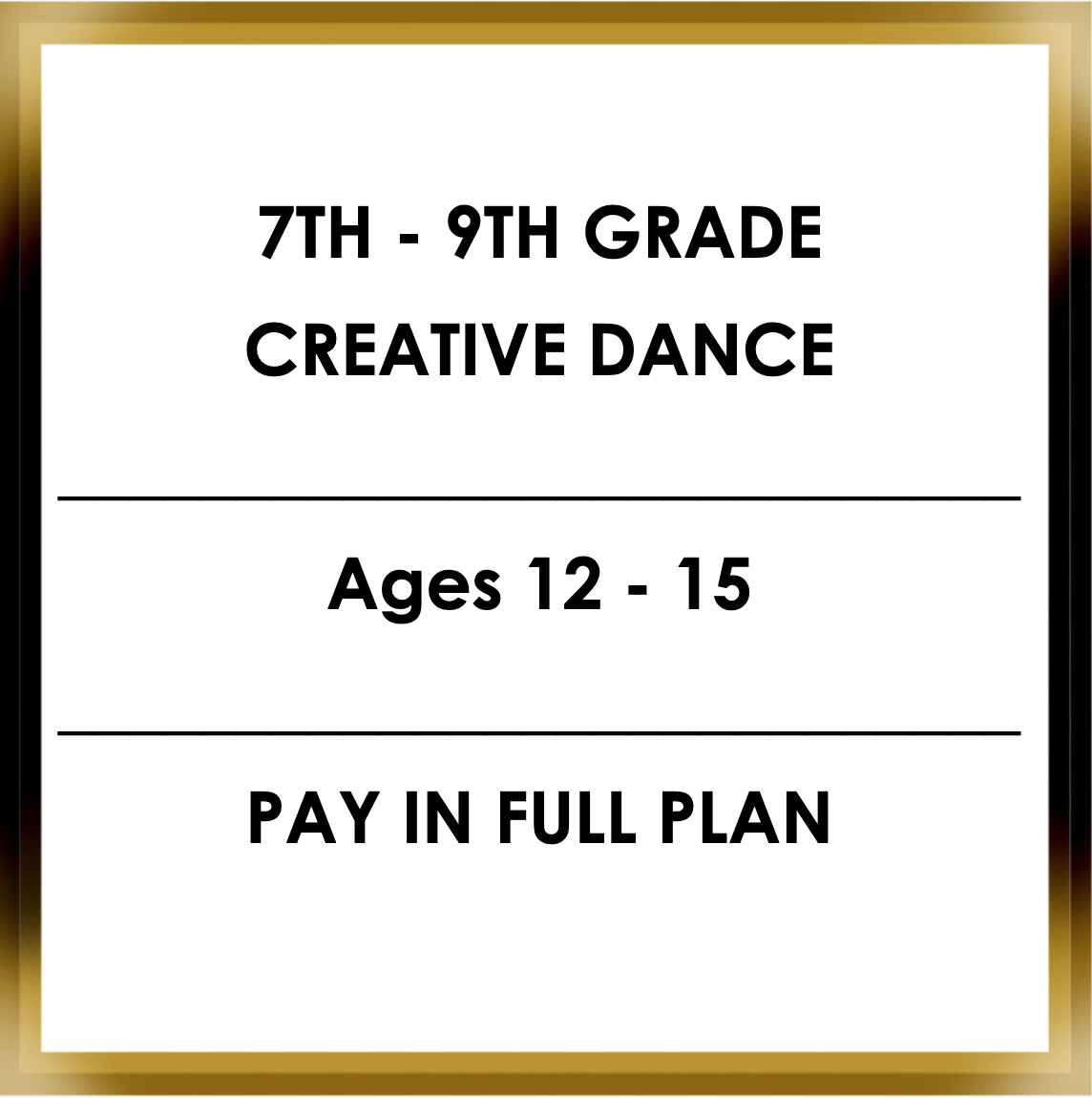 7th-9th Grade Dance (12-15 yrs) Fridays 5-6:30pm (PAY IN FULL OPTION)