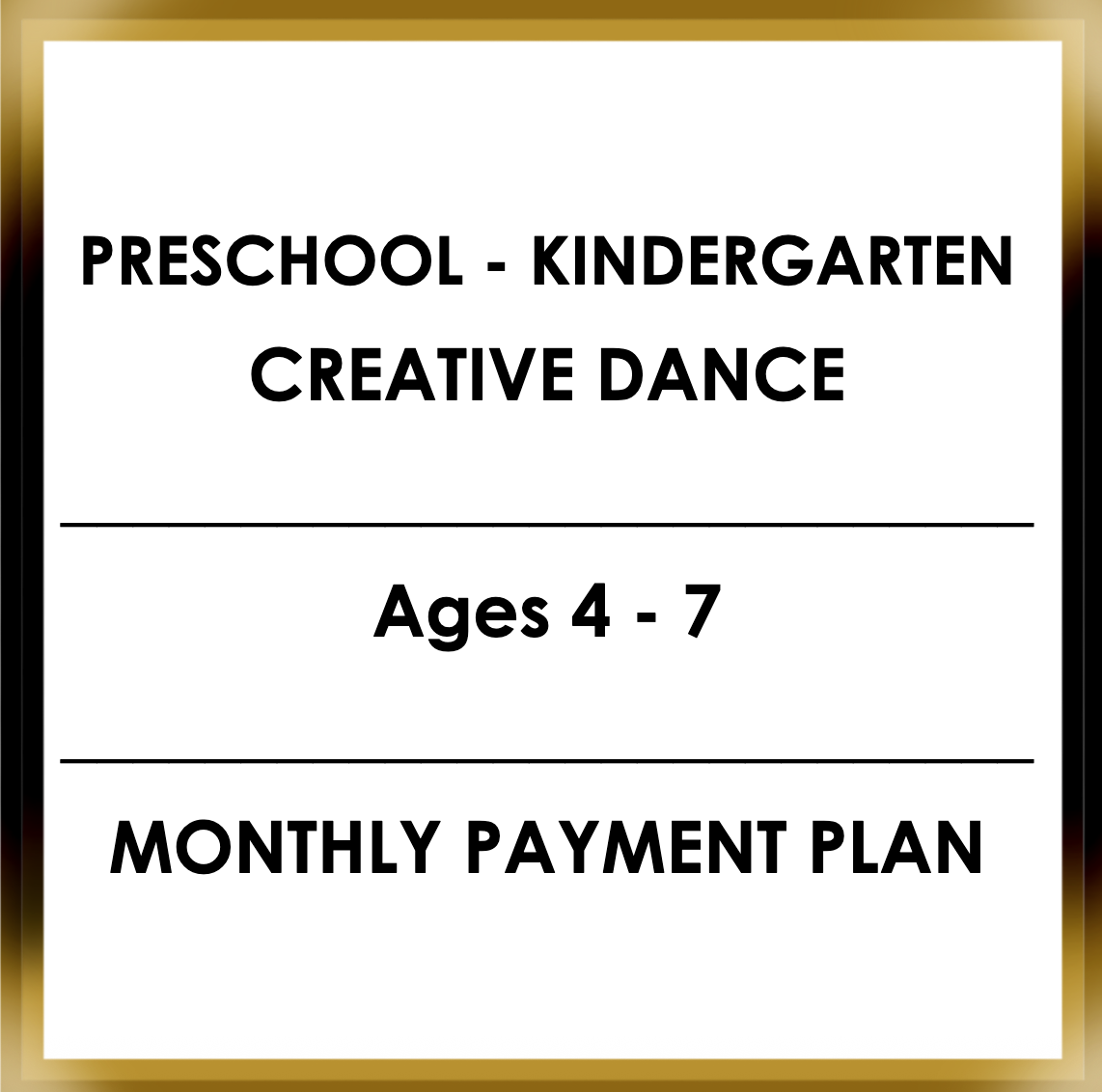 Preschool-1st Grade Creative Dance (4-7) Tuesdays 5:15-6:00 pm (MONTHLY PAYMENT PLAN)