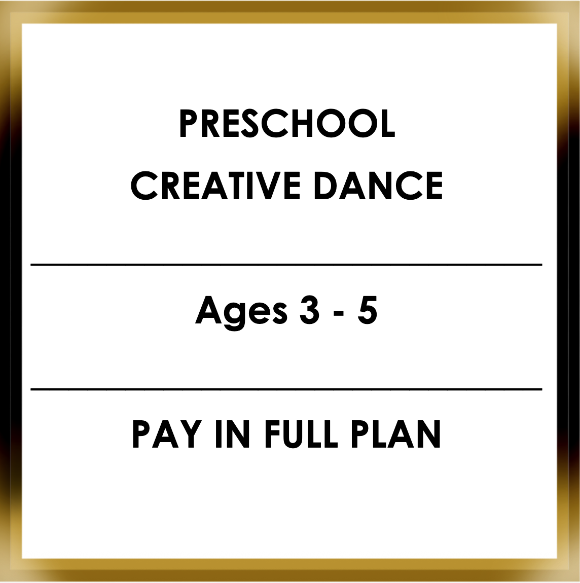 Preschool Creative Dance (3-5) Wednesdays 10:30-11:15 am (PAY IN FULL PLAN)