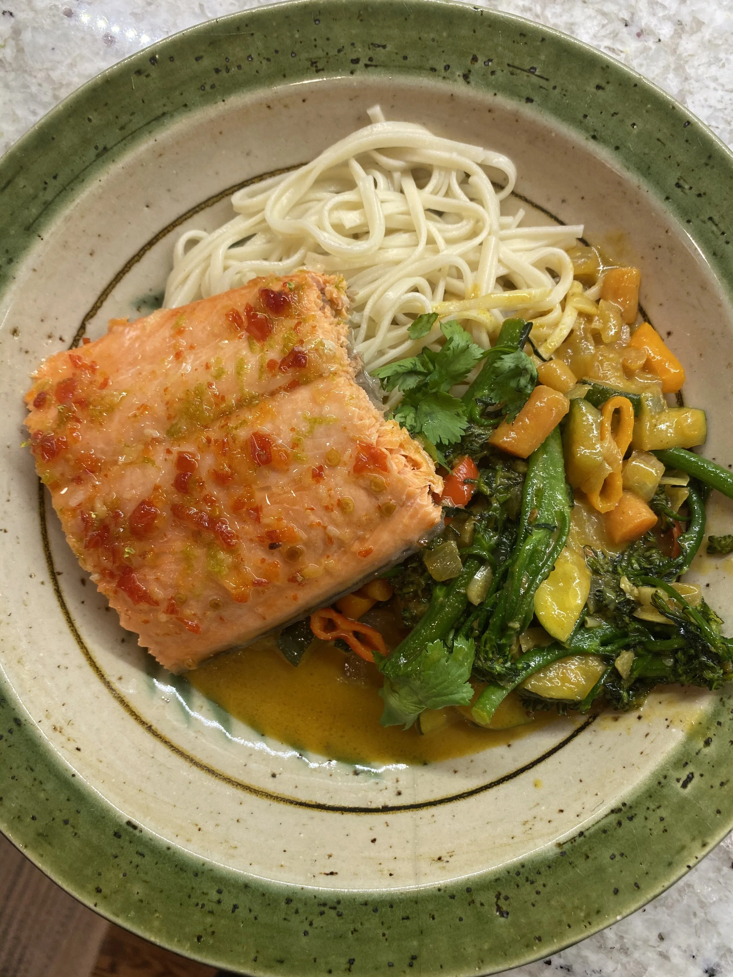 Pacific Rim-Style Baked Salmon