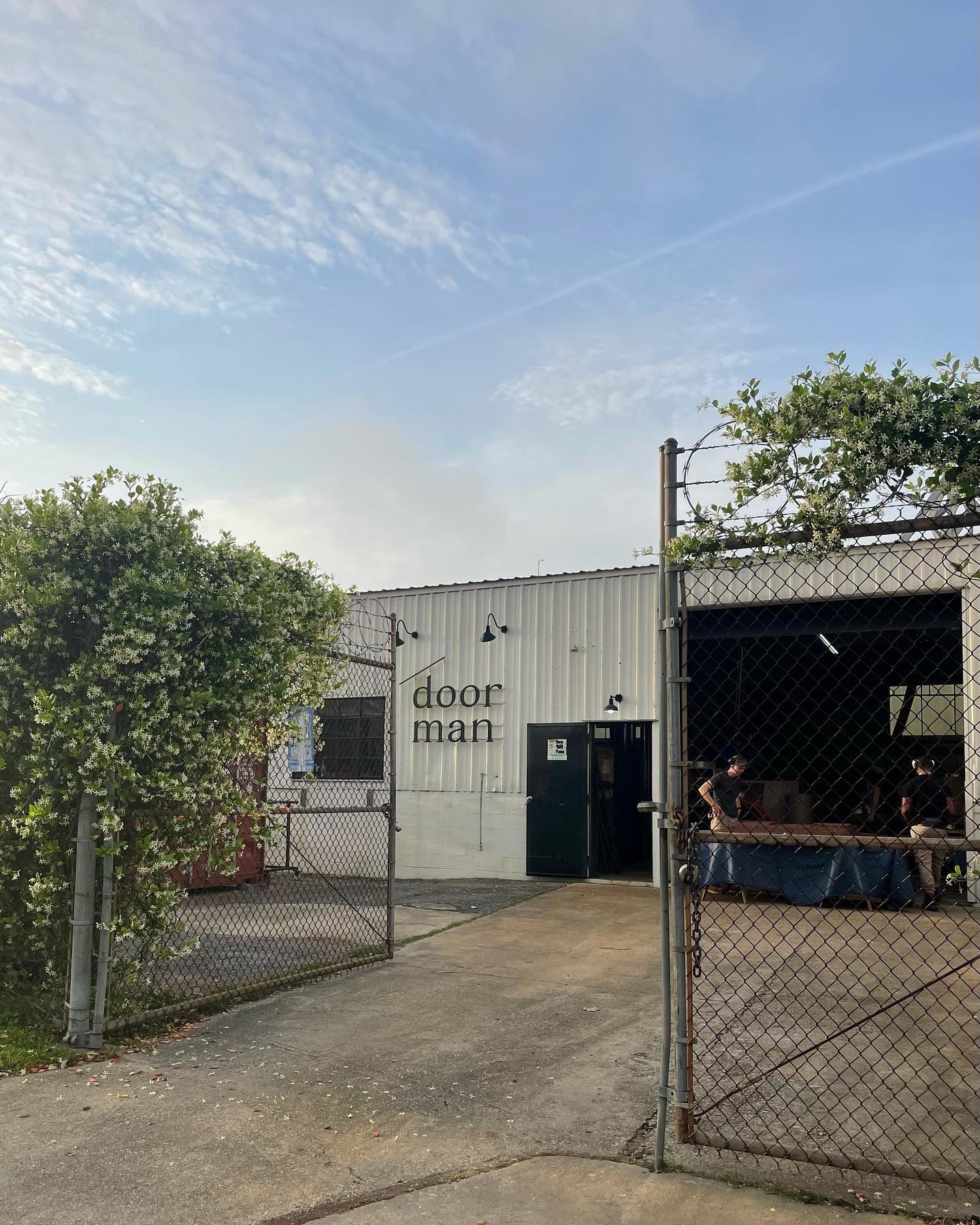 The jasmine covering the shop fence has bloomed! Smells of cut steel, wood, and jasmine fill the shop. We are all sneezing a bit more but it&rsquo;s worth it!