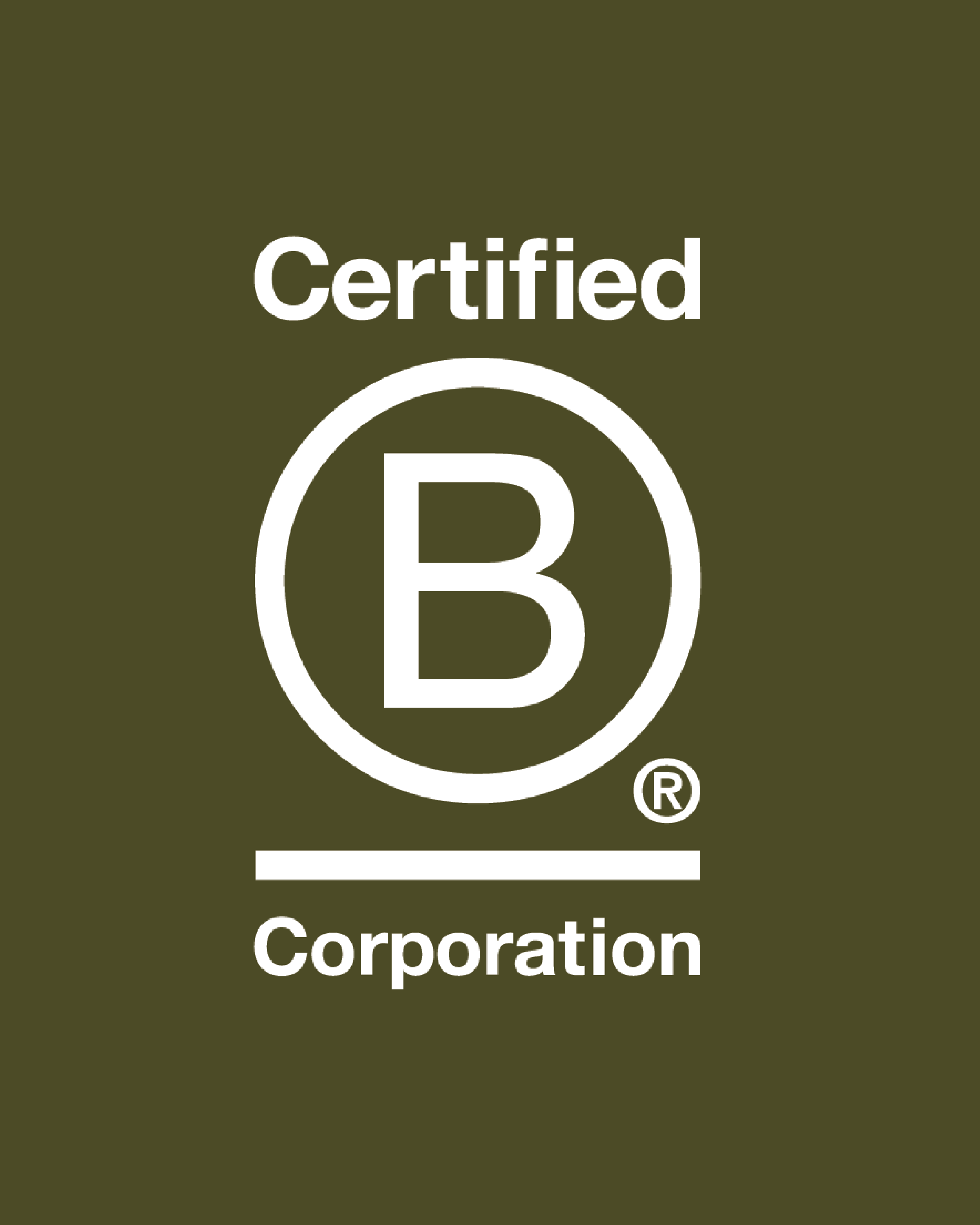 We are now a certified B Corporation!