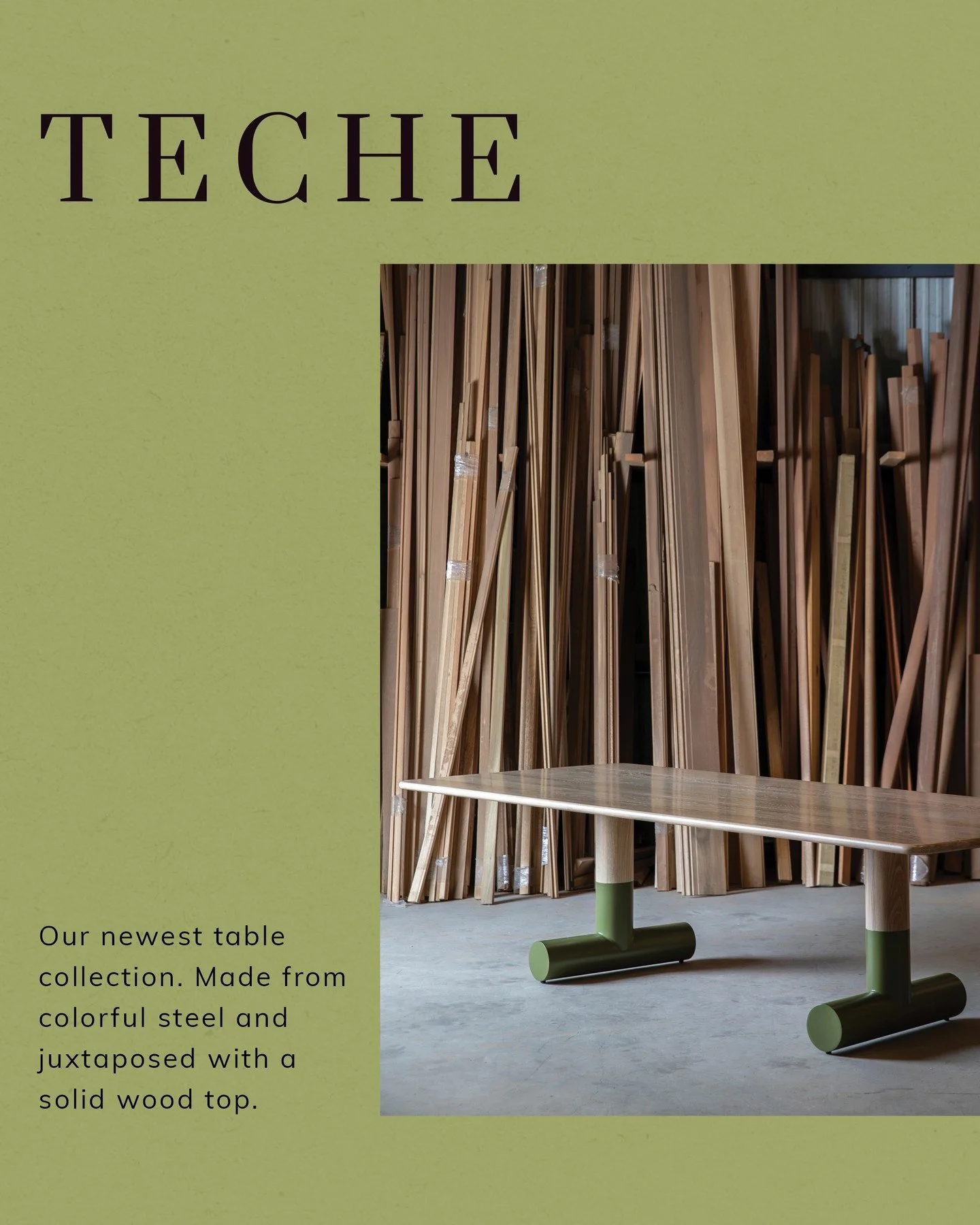 A creative sneak peak in to what inspired our newest table collection. 👀