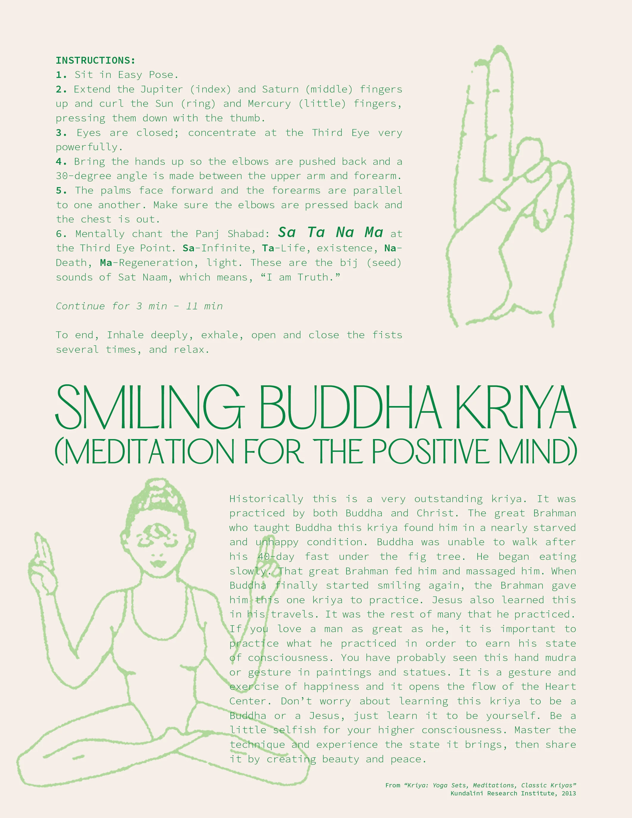 Smiling Buddha Kriya