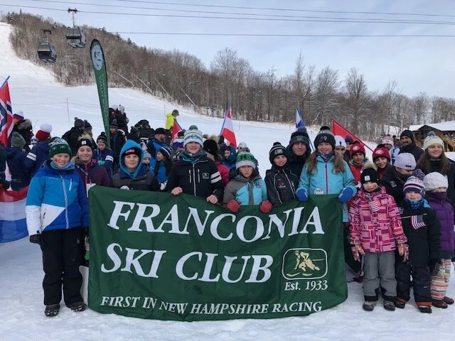 Franconia Ski Club, one of the oldest ski racing organizations, who’s mission is to develop outdoor sports such as skiing and skating, to build trails, host ski races and provide for the social recreation and improvement of its members was awarded a
