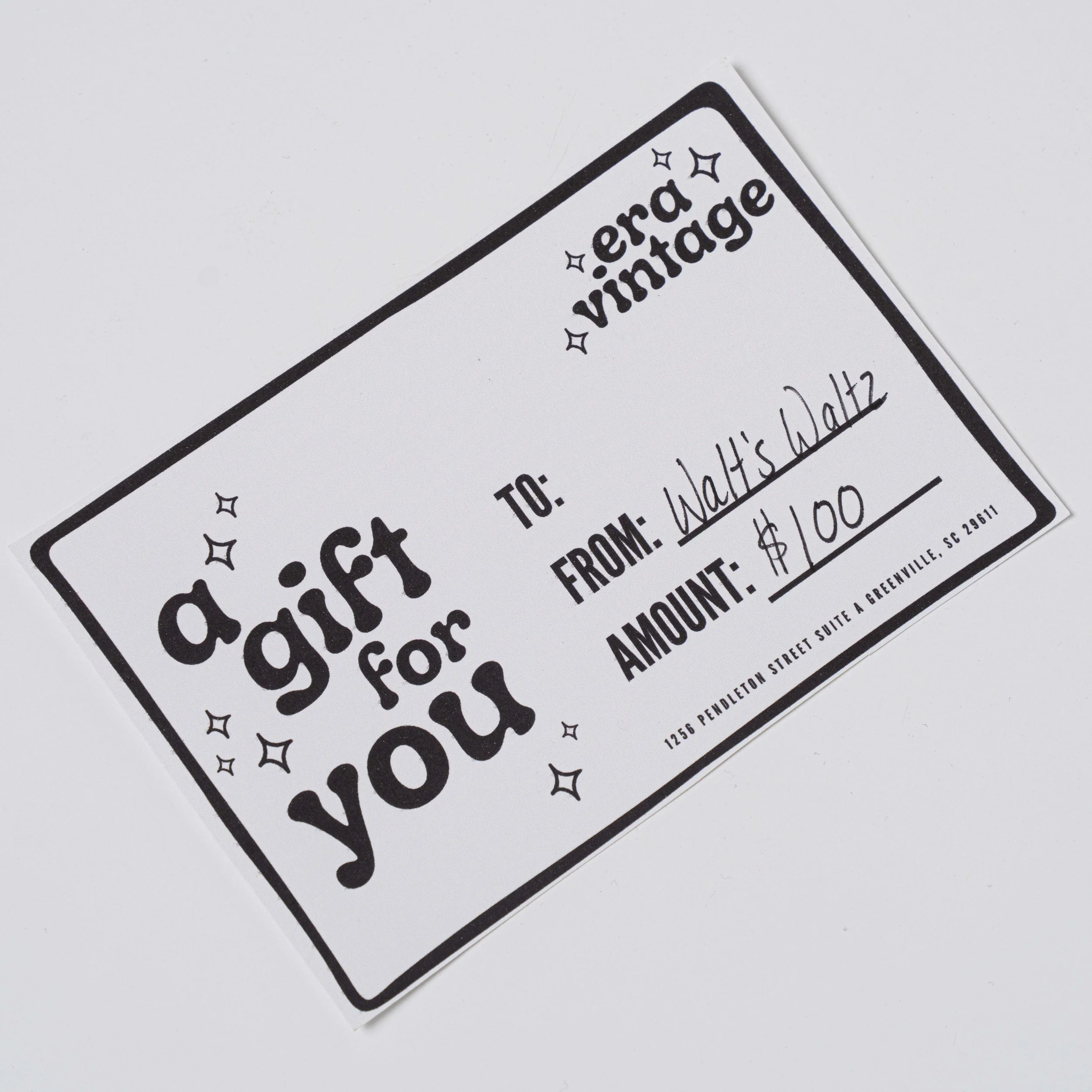 $100 Gift Certificate to Era Vintage