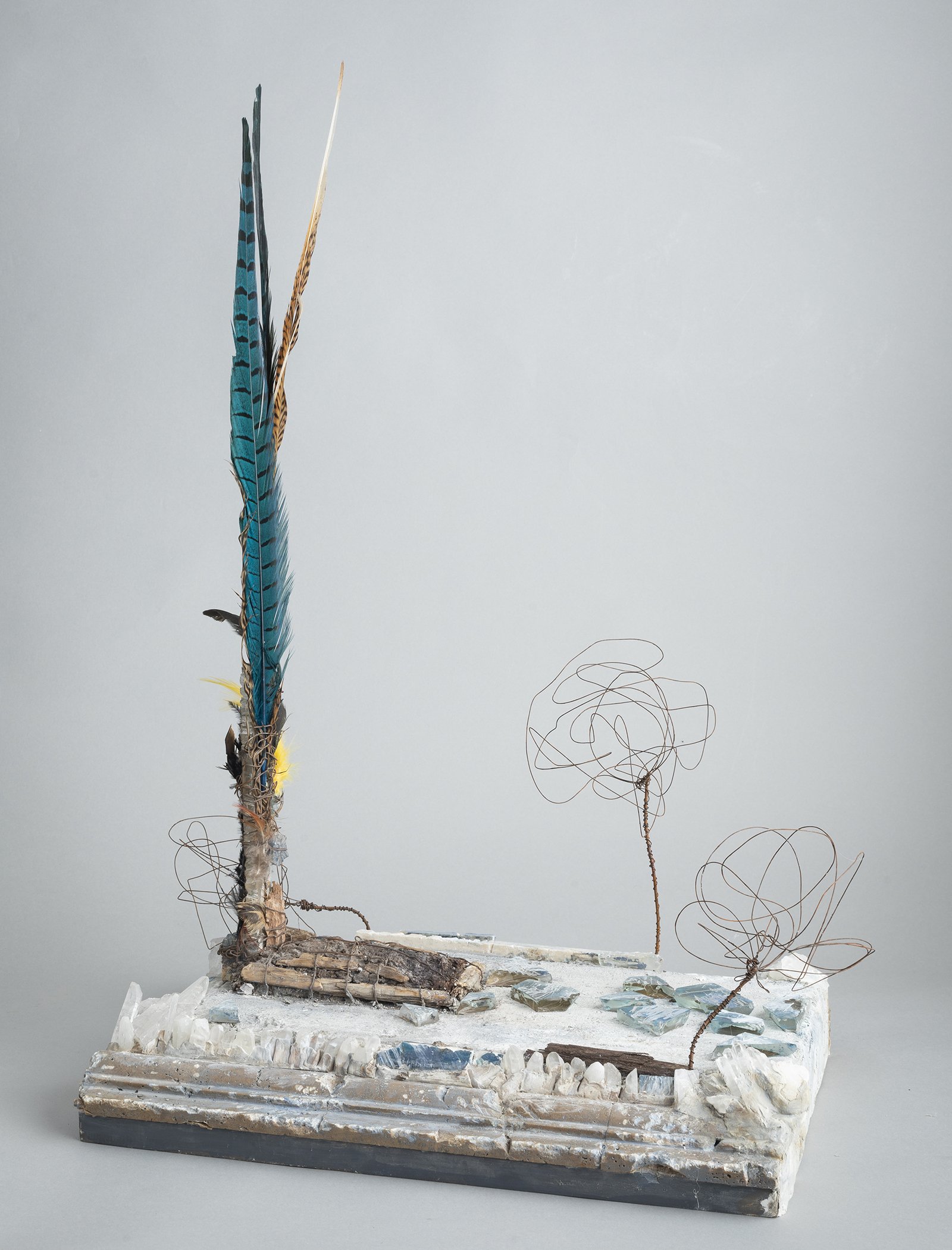Grief,25x 16 x 13, assemblage, mixed media and found objects.jpg
