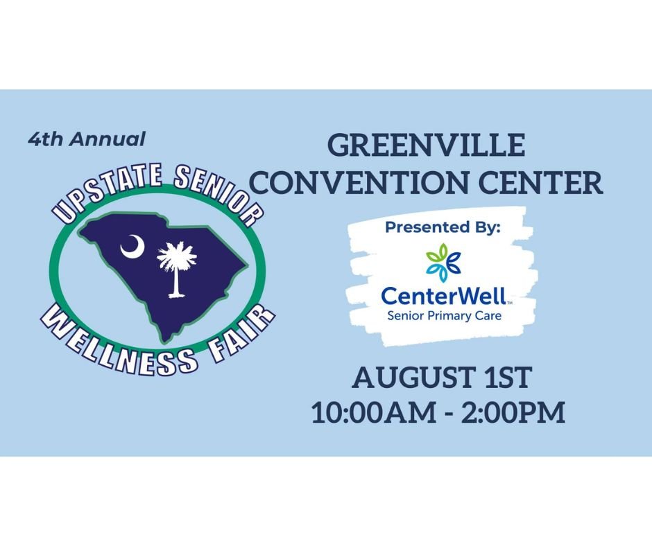 FREE! Upstate Senior Wellness Fair at the Convention Center in Greenville, SC!