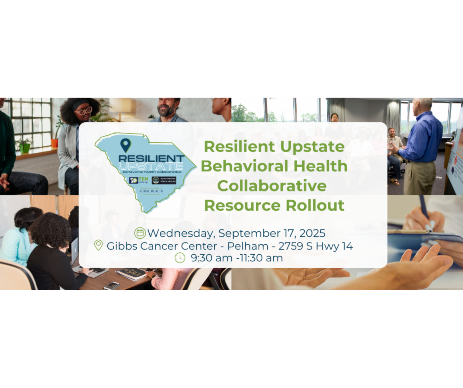 Join Us on September 17 For the Resilient Upstate Resource Rollout